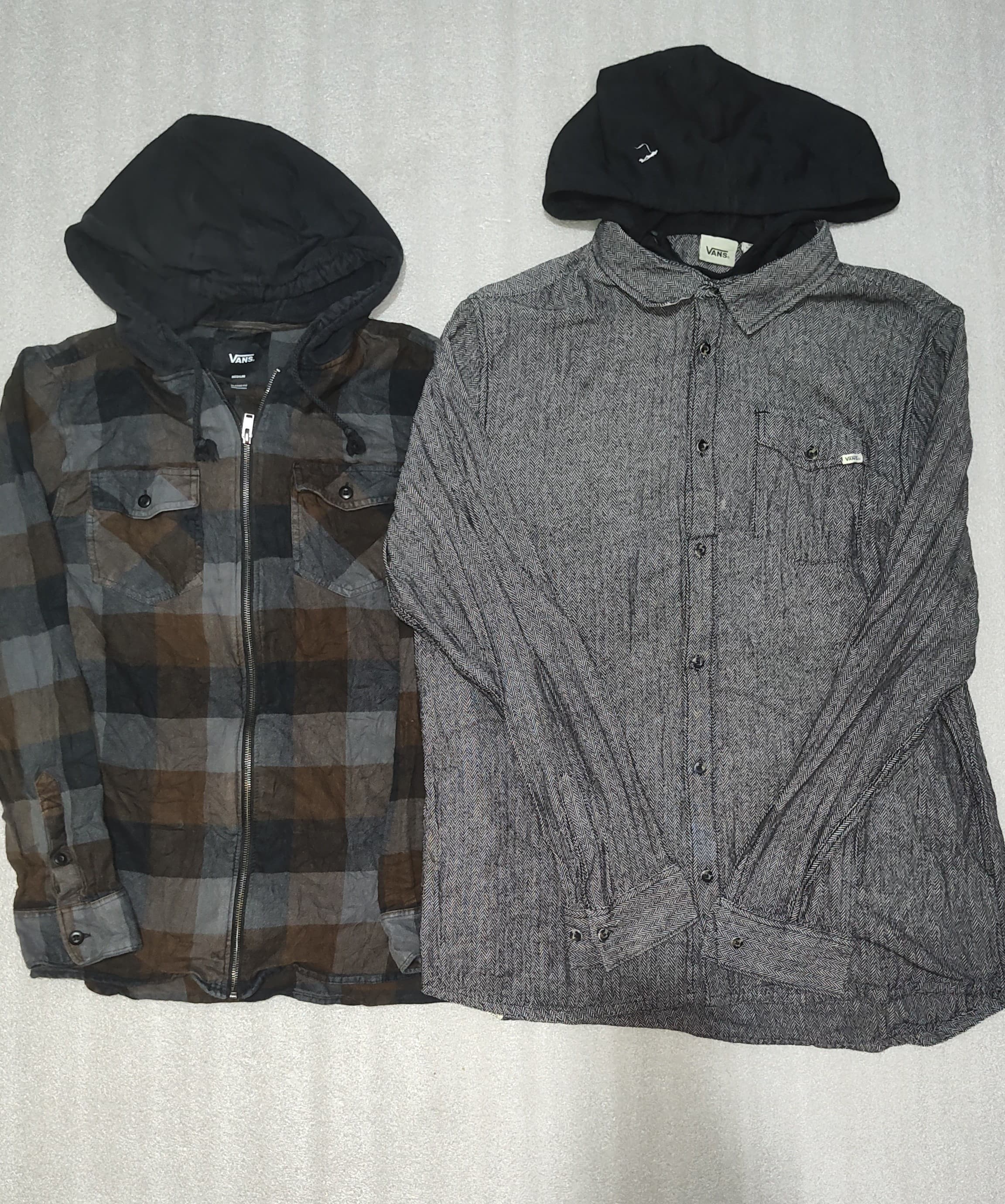 Vans flannel hoodies shirts