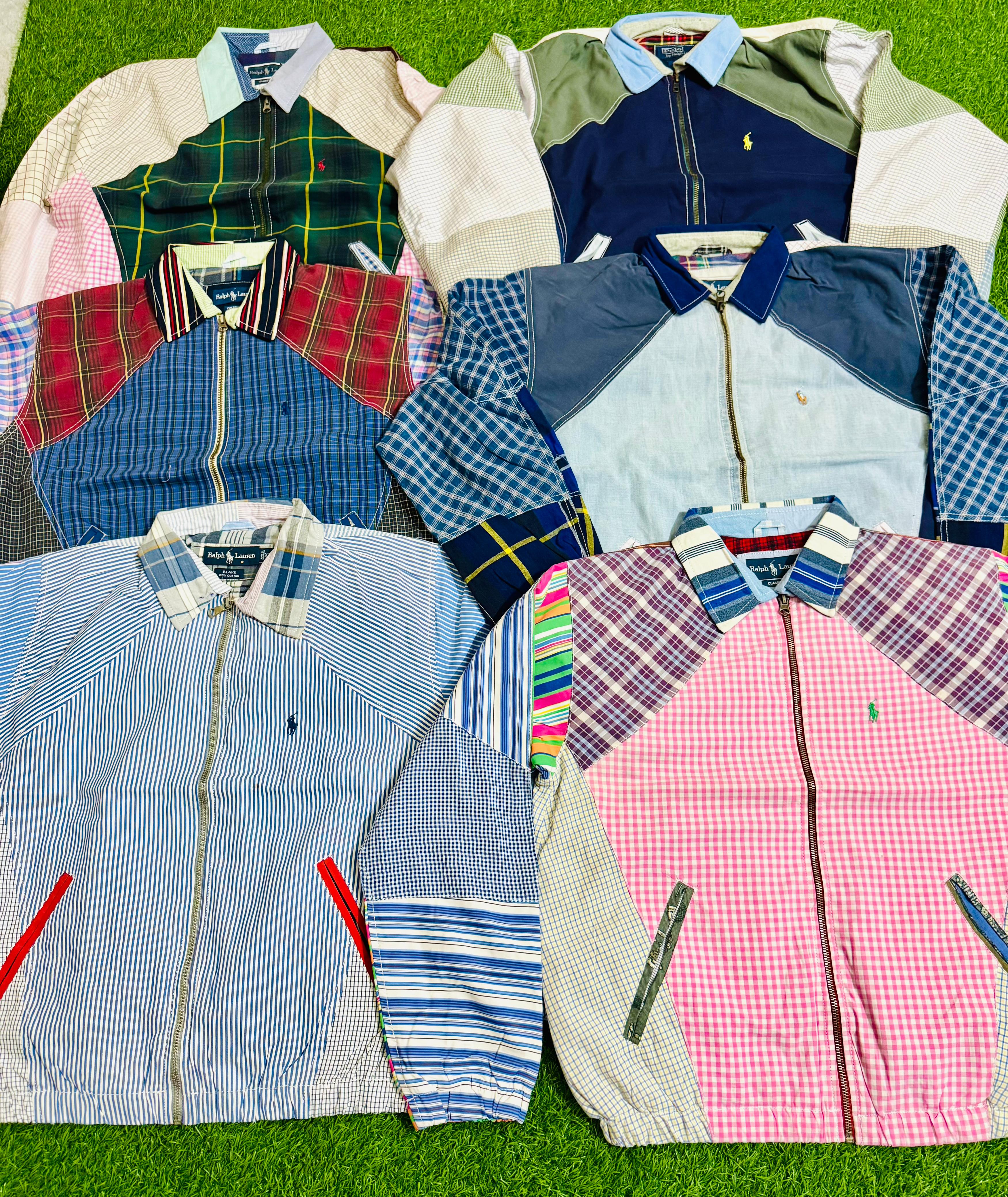 Upcycle Polo Ralph Lauren Crazy Harrington Jackets