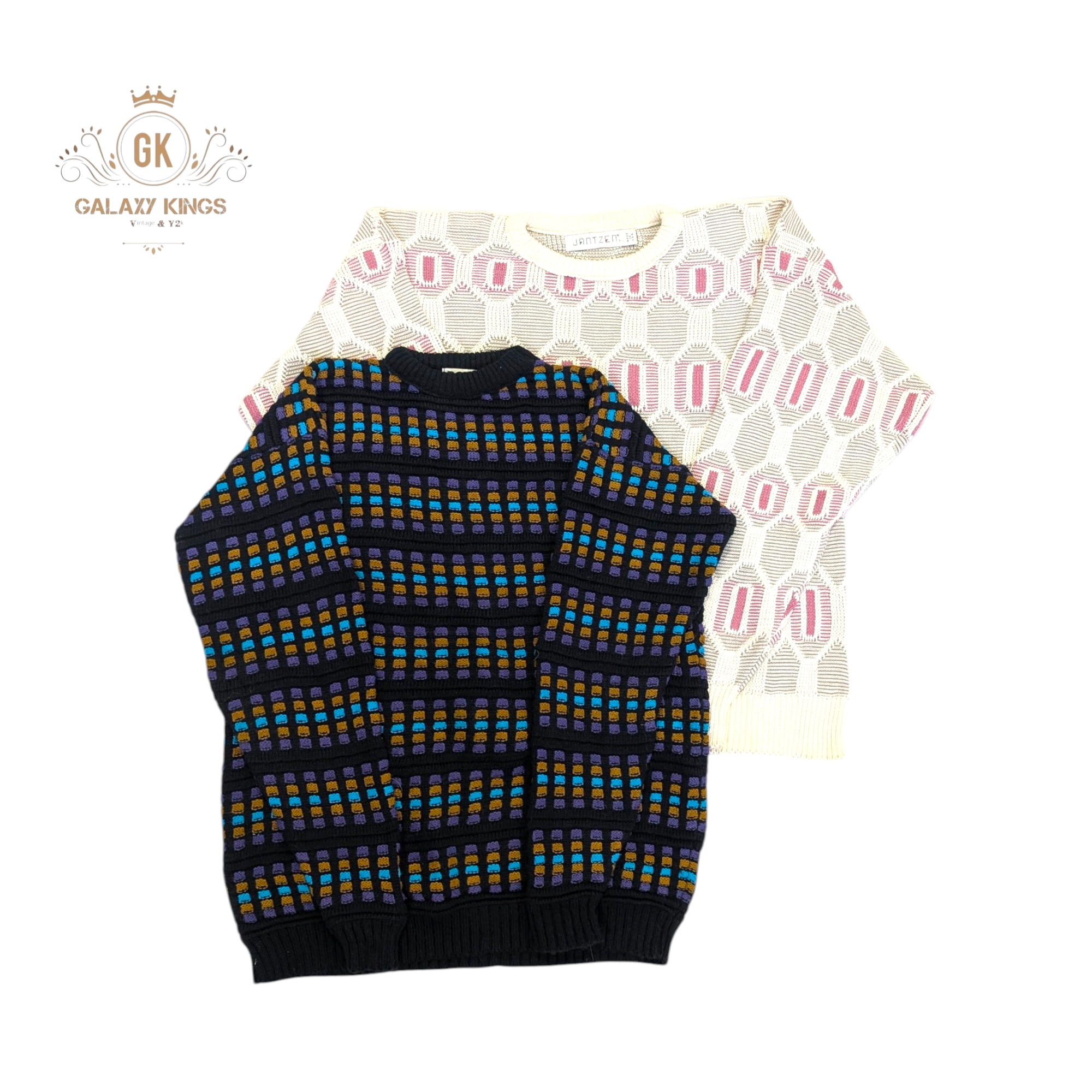 Vintage Printed Sweater