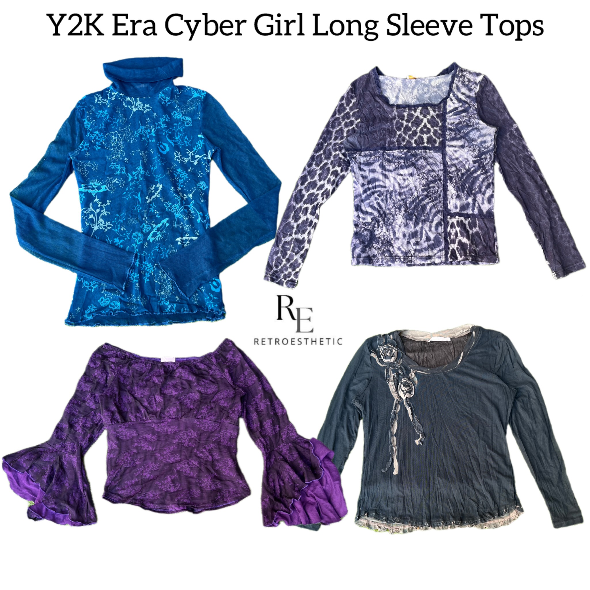 Y2K Edgy Girl  Full Sleeve Tops RE-2791