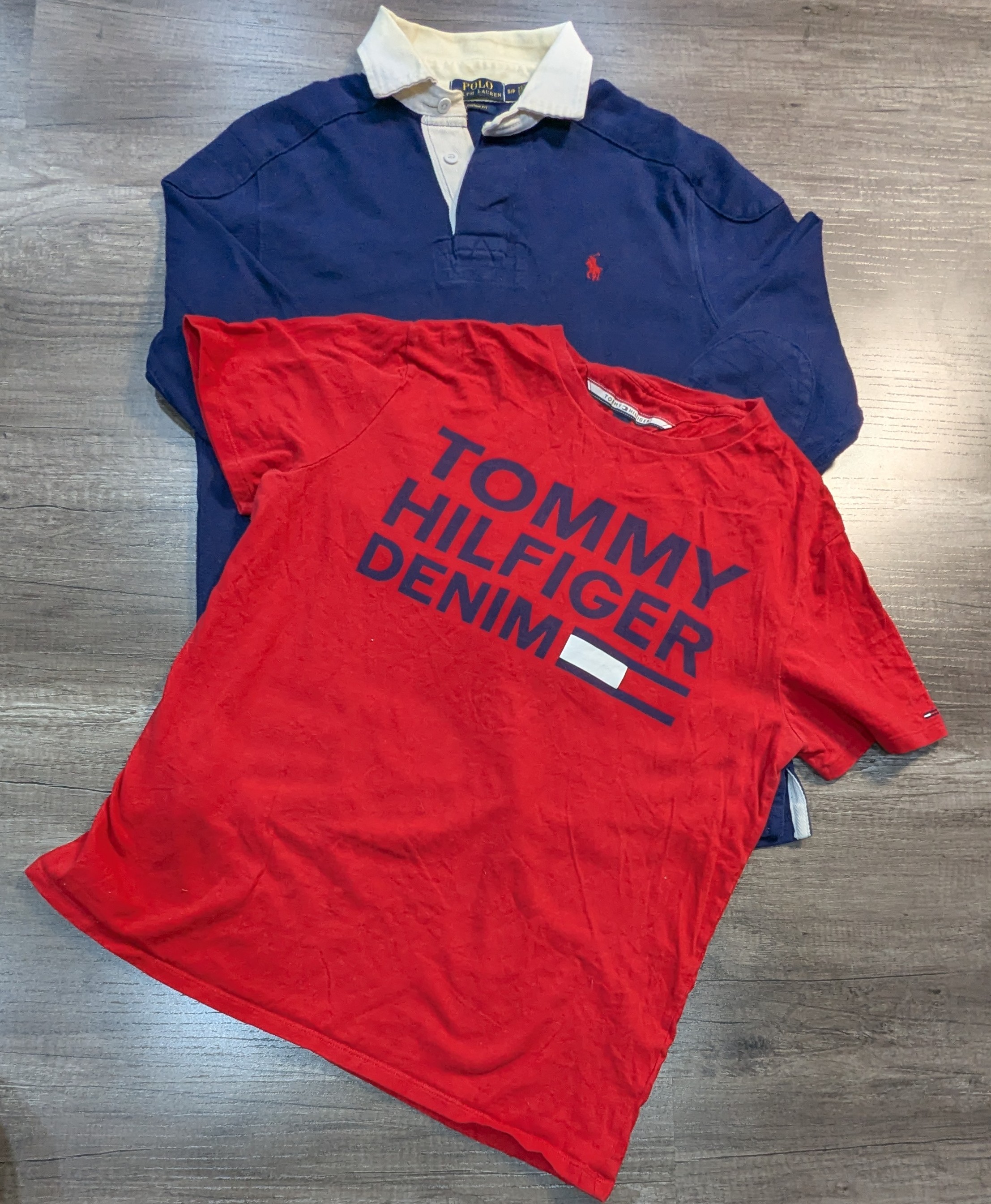 3825 - Ralph Lauren, Tommy Hilfiger T-Shirts mit l..