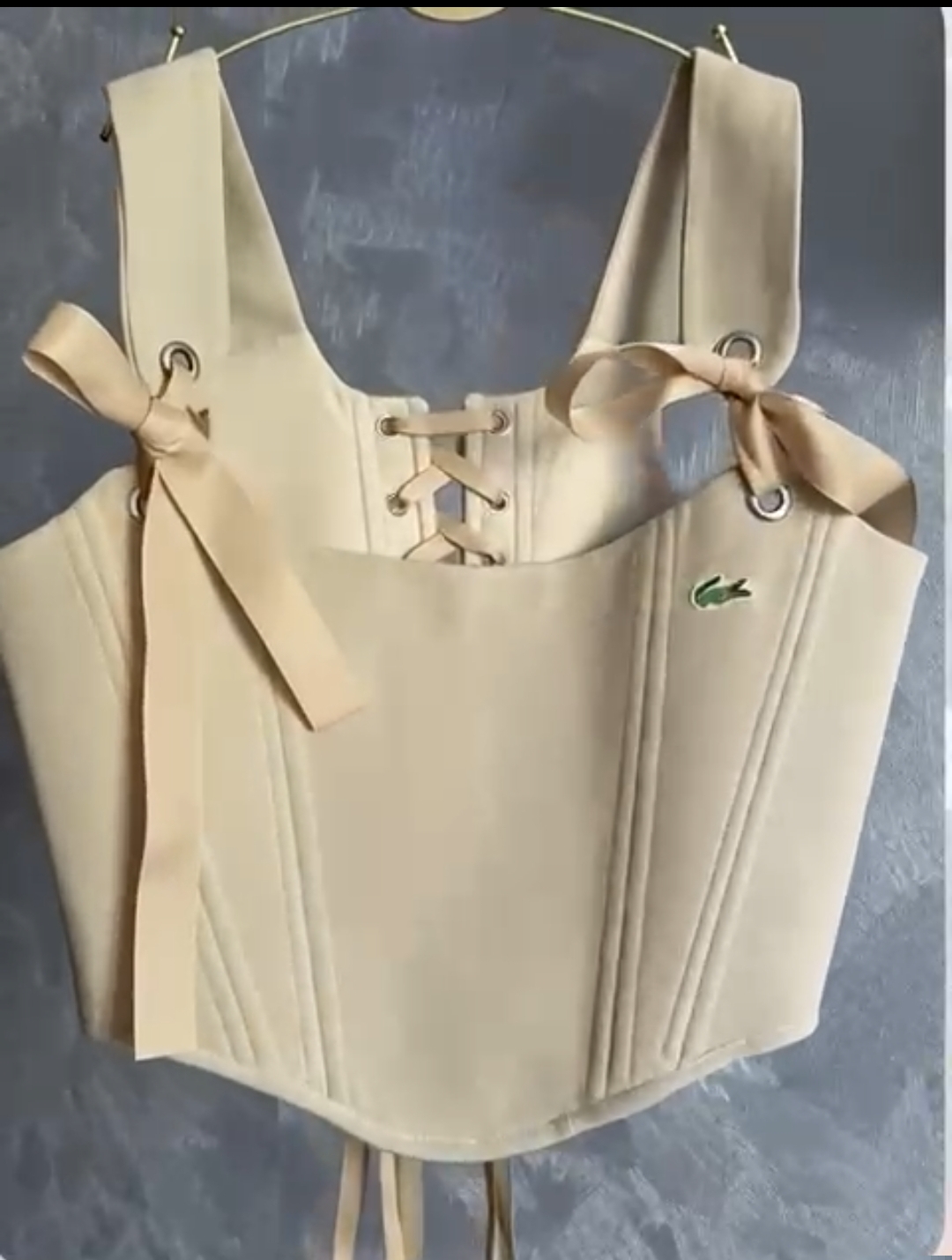 Upcycle Lacoste Corset
