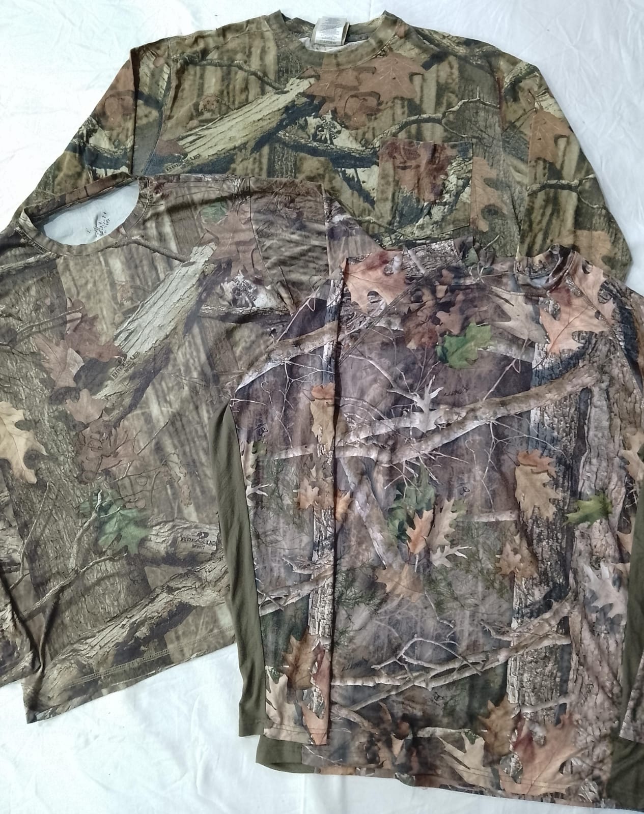 CR6628 Vintage Camo Print T-Shirts