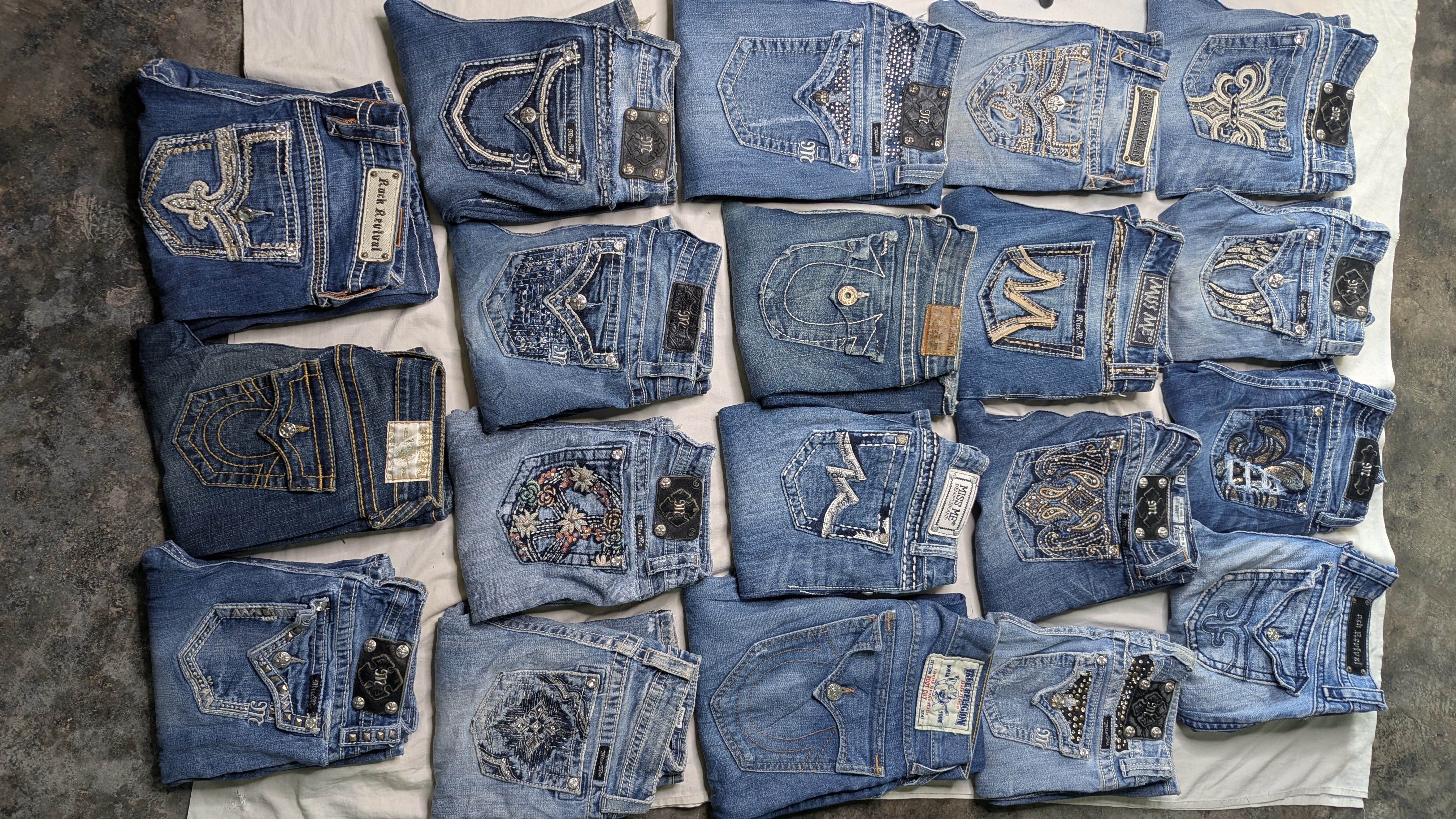 Miss me & true religion & Rock revival jeans