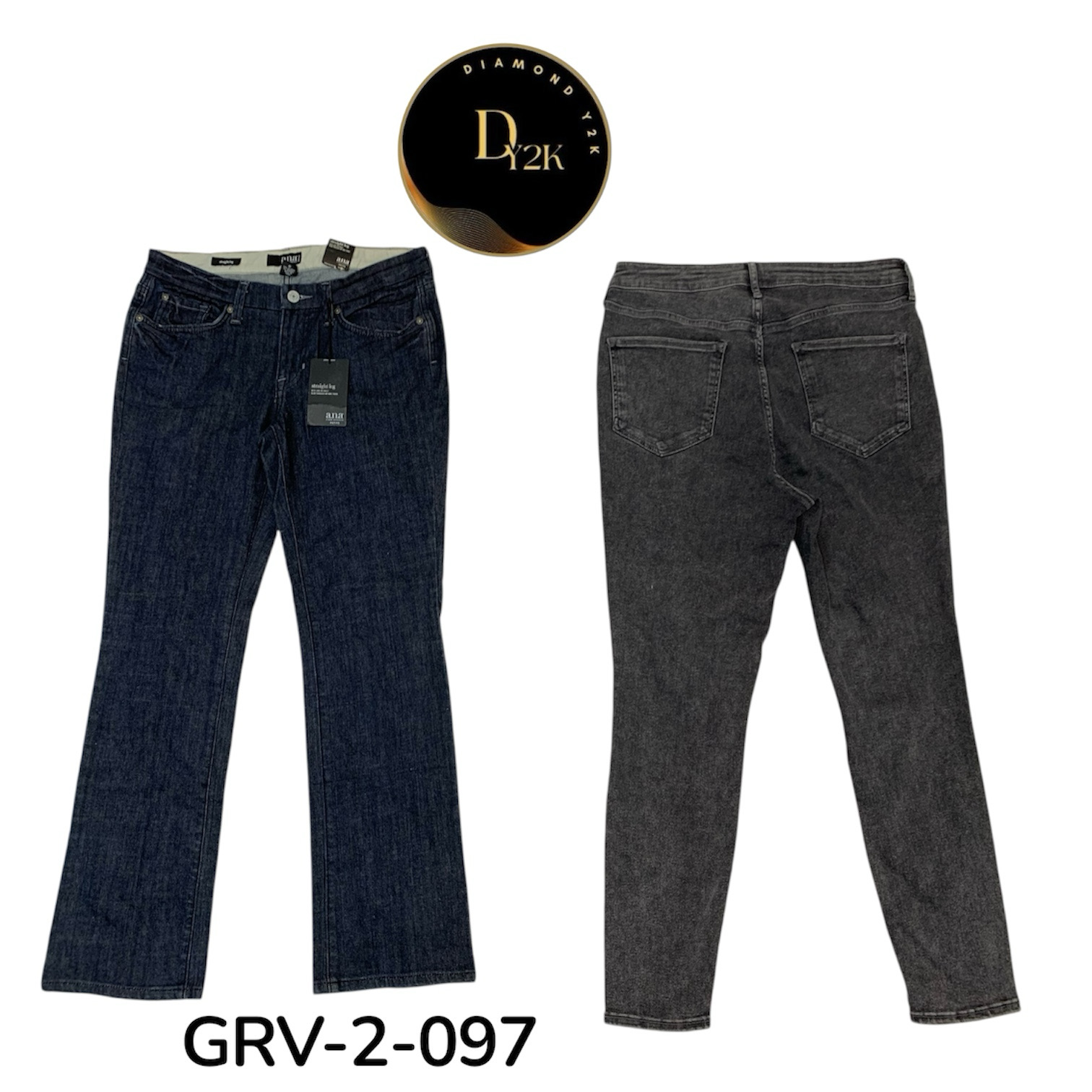 Retro Flare Fit Denim Jeans für Frauen (GRV-2-097)