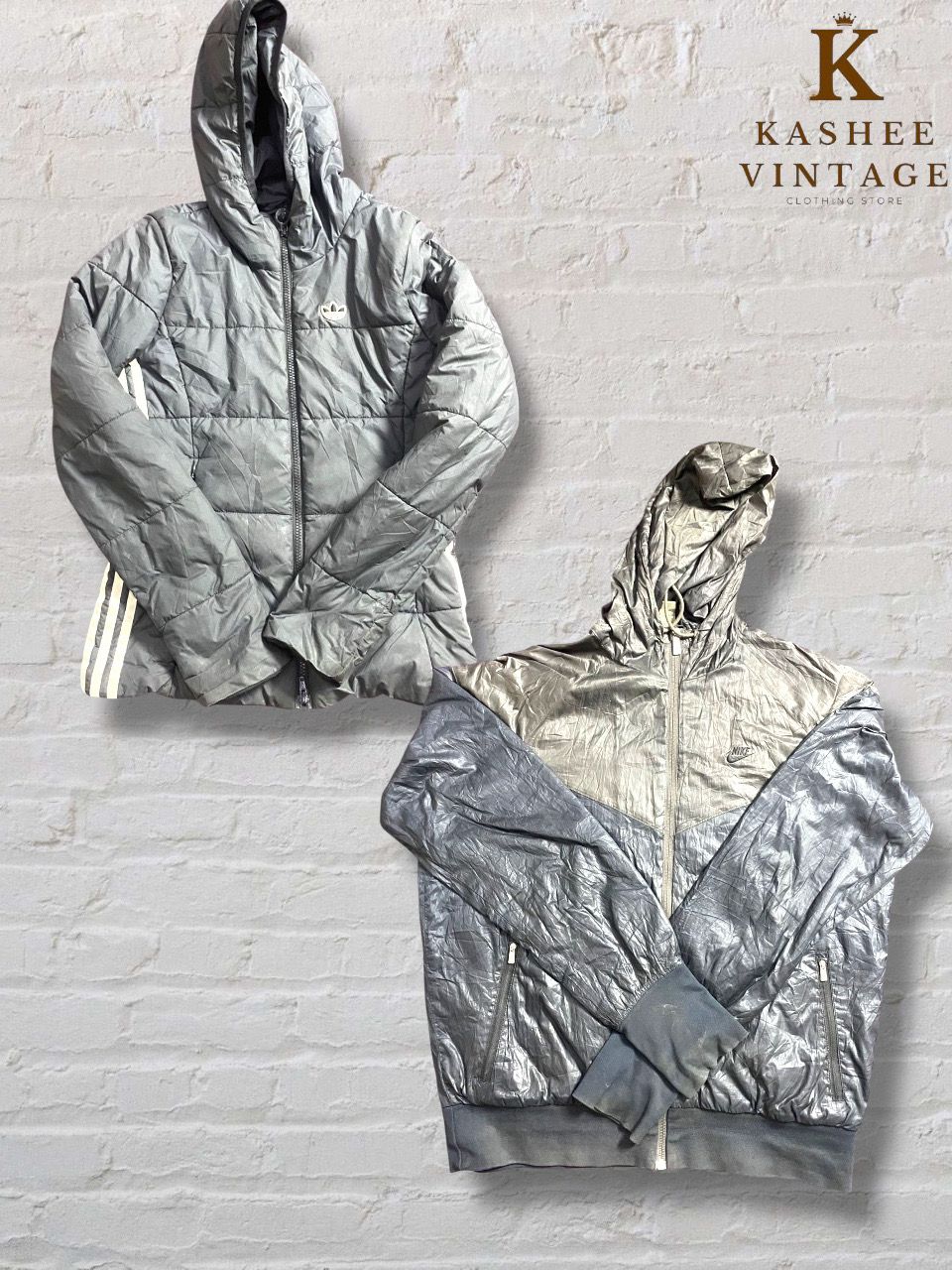 Branded Nike adidas jacket