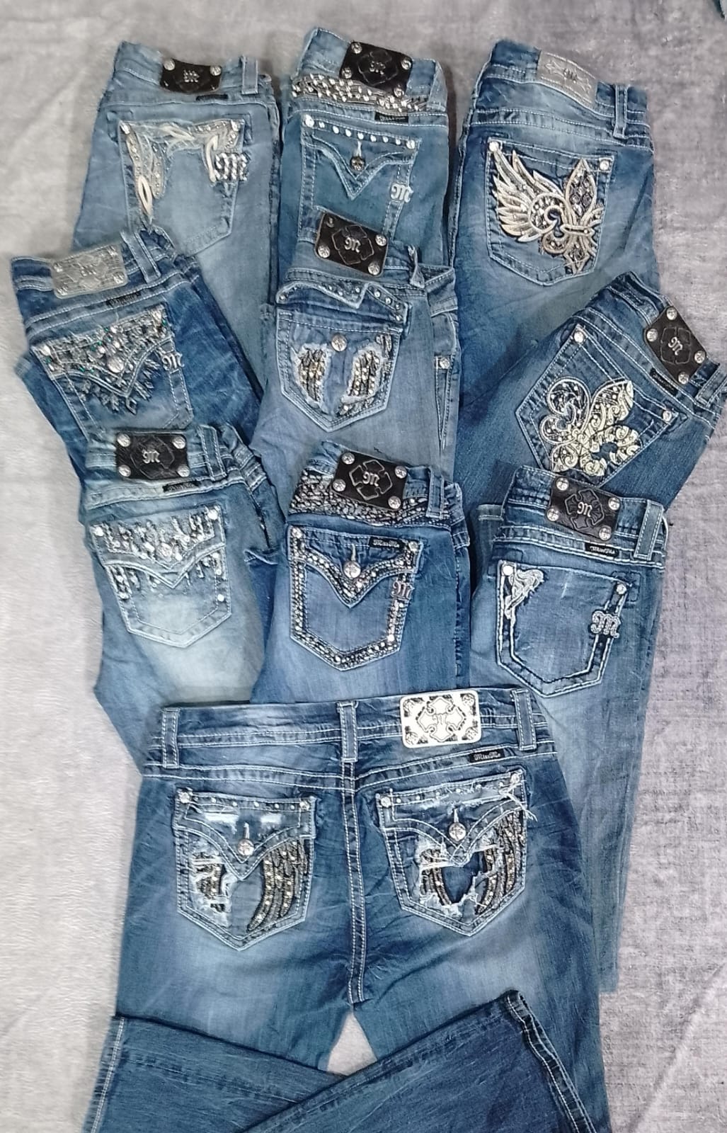 CR6638 Miss Me Flare / Straight Jeans