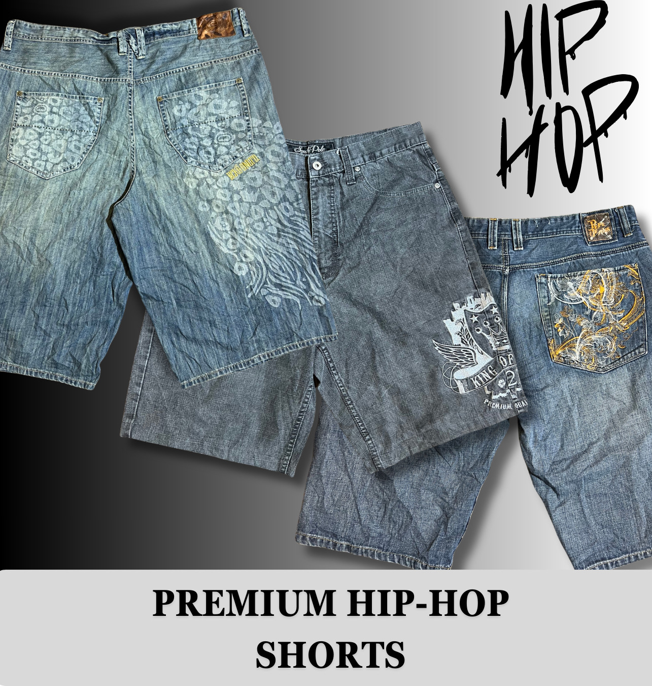 Premium Hip Hop shorts including Southpole, Ecko u..