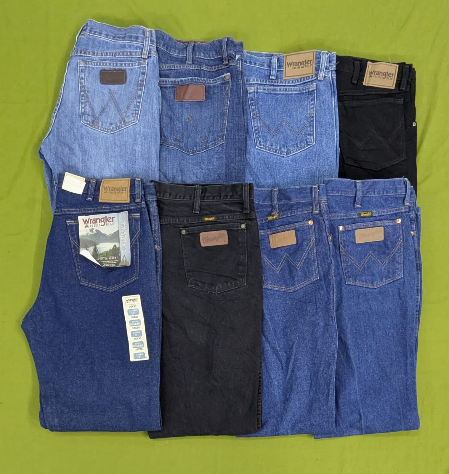 💥 RV2204 Wrangler Zipper Jeans