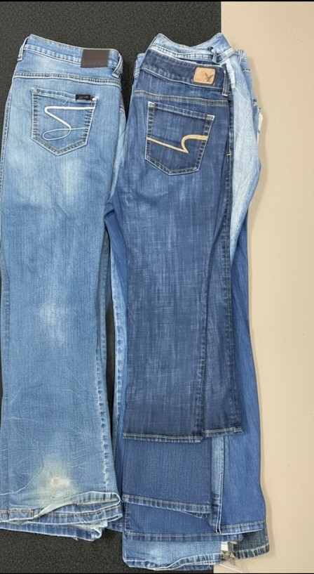 Y2K Jeans Embroidery with Backprints