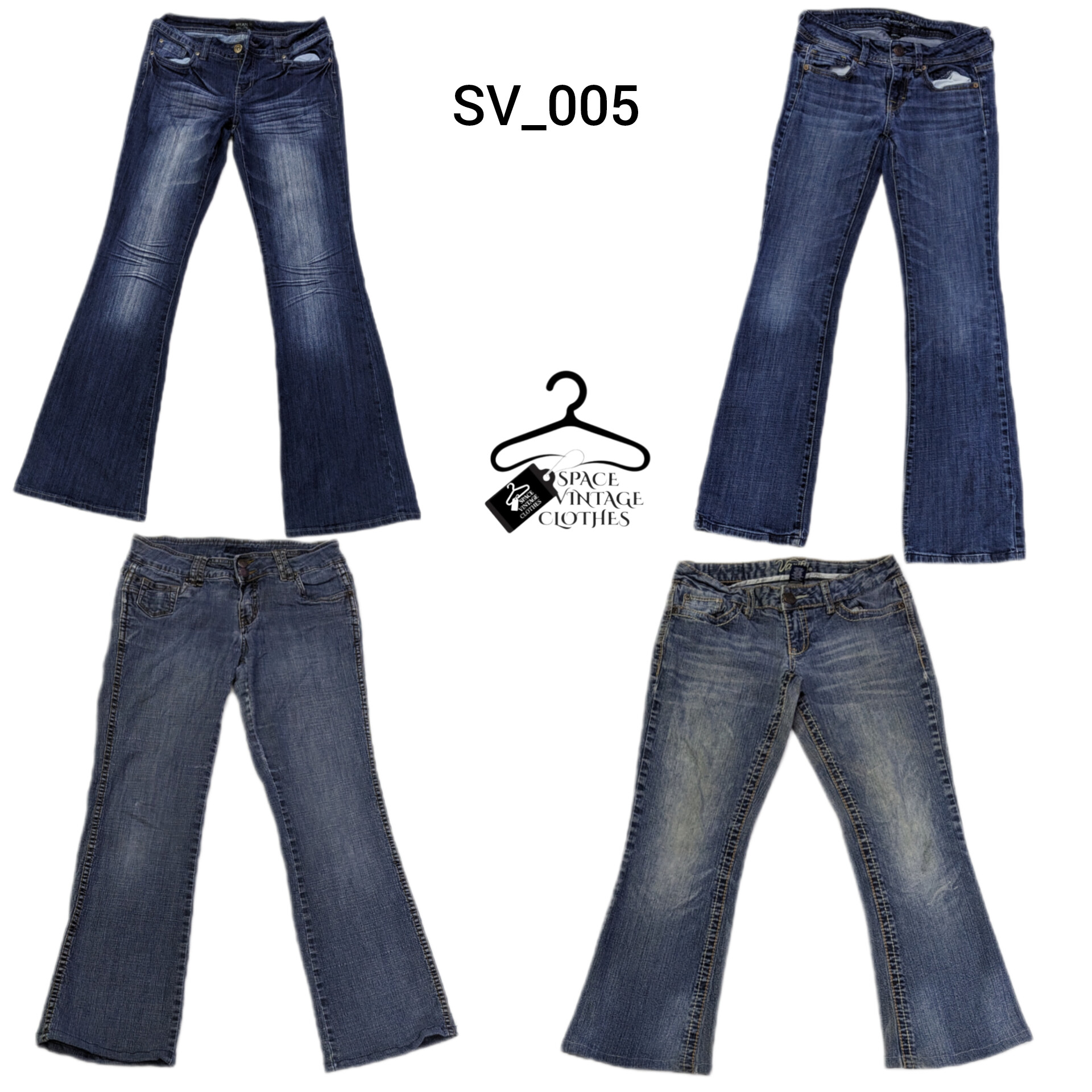 Jean évasé Bootcut Y2k (SV_005)