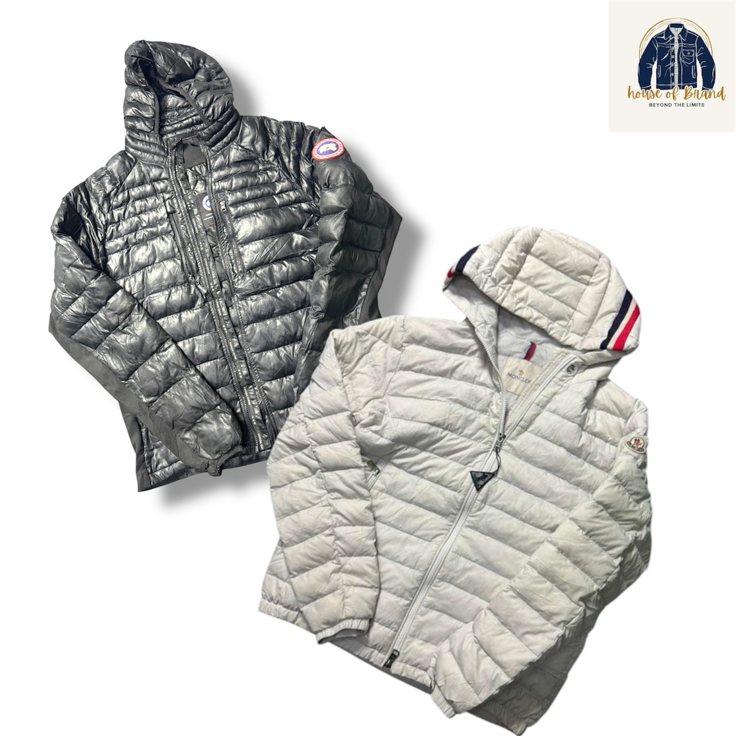 Moncler canada goose polo jacket