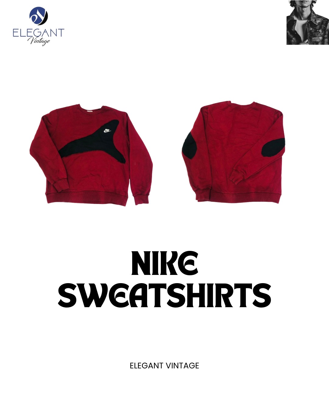 UPCYCLED Nike Sweatshirts - EVR0123