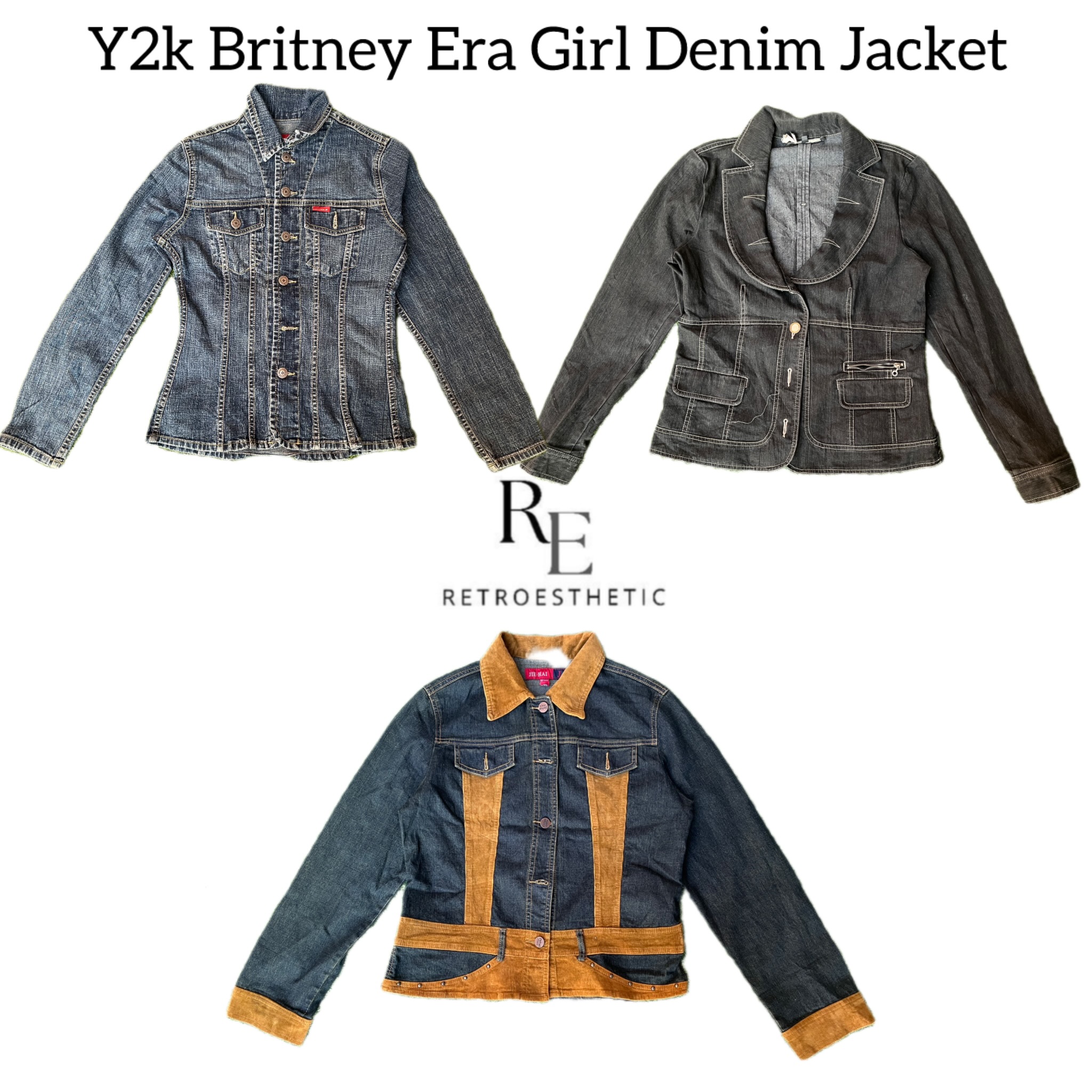 Y2K Britney Era Girl Denimjacken RE-2807