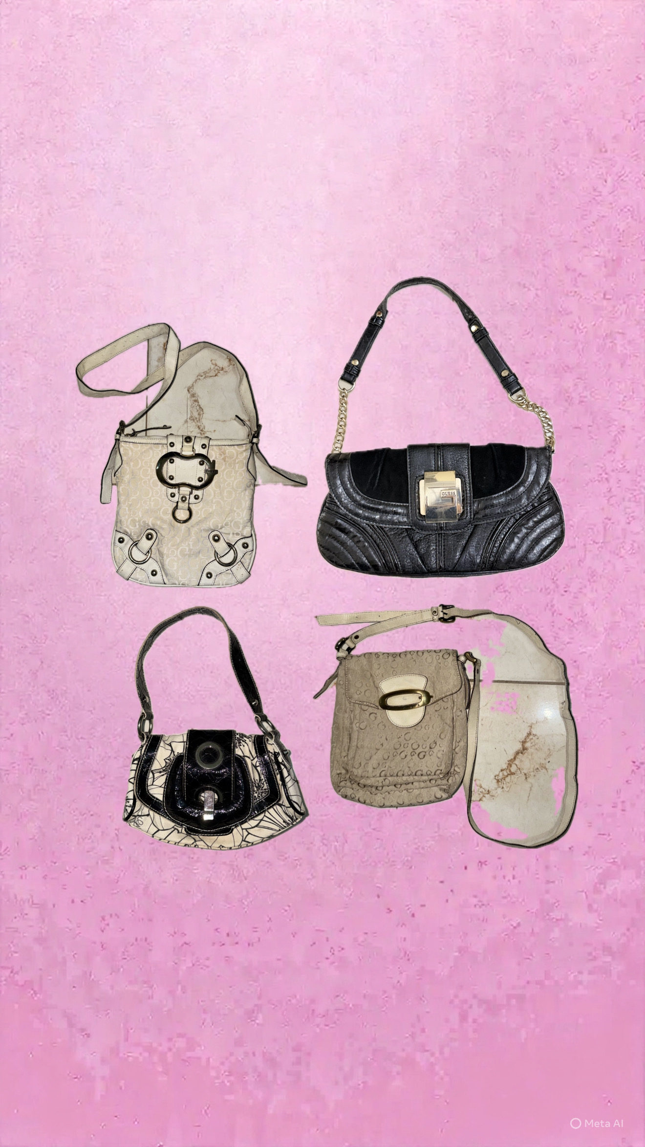 Y2K Vintage Guess Taschen