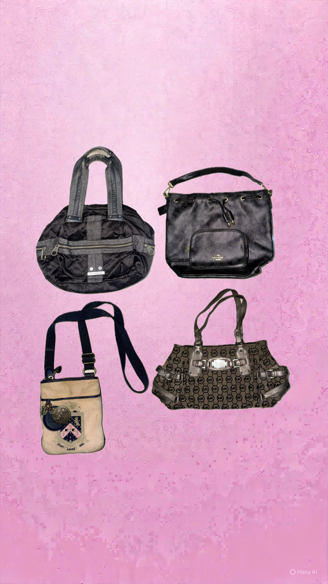 Y2K marken Taschen ft Juicy Couture