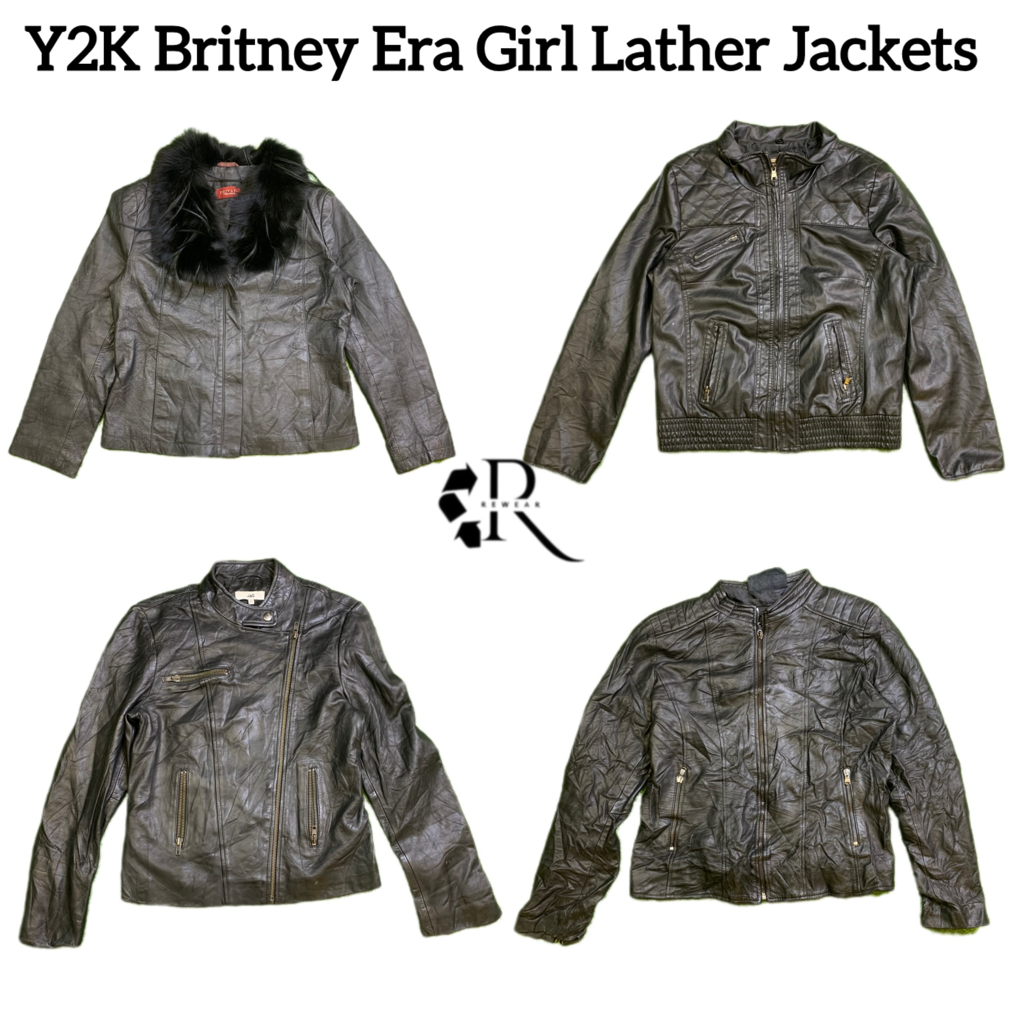 Y2K Britney Era Girl Leather Jackets RW-1597