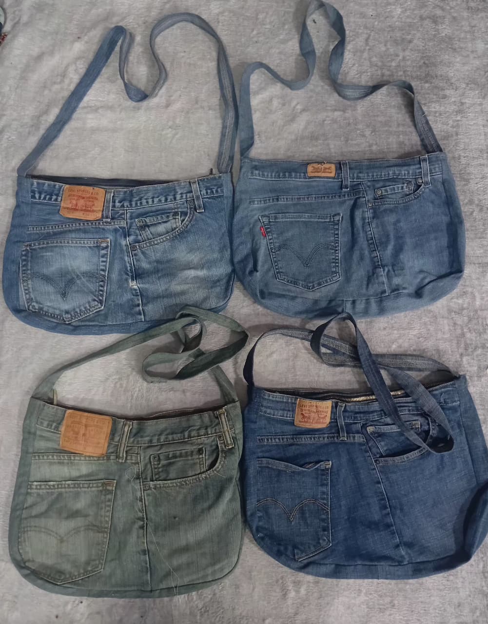 CR6656 Upcycled Levi’s Bags