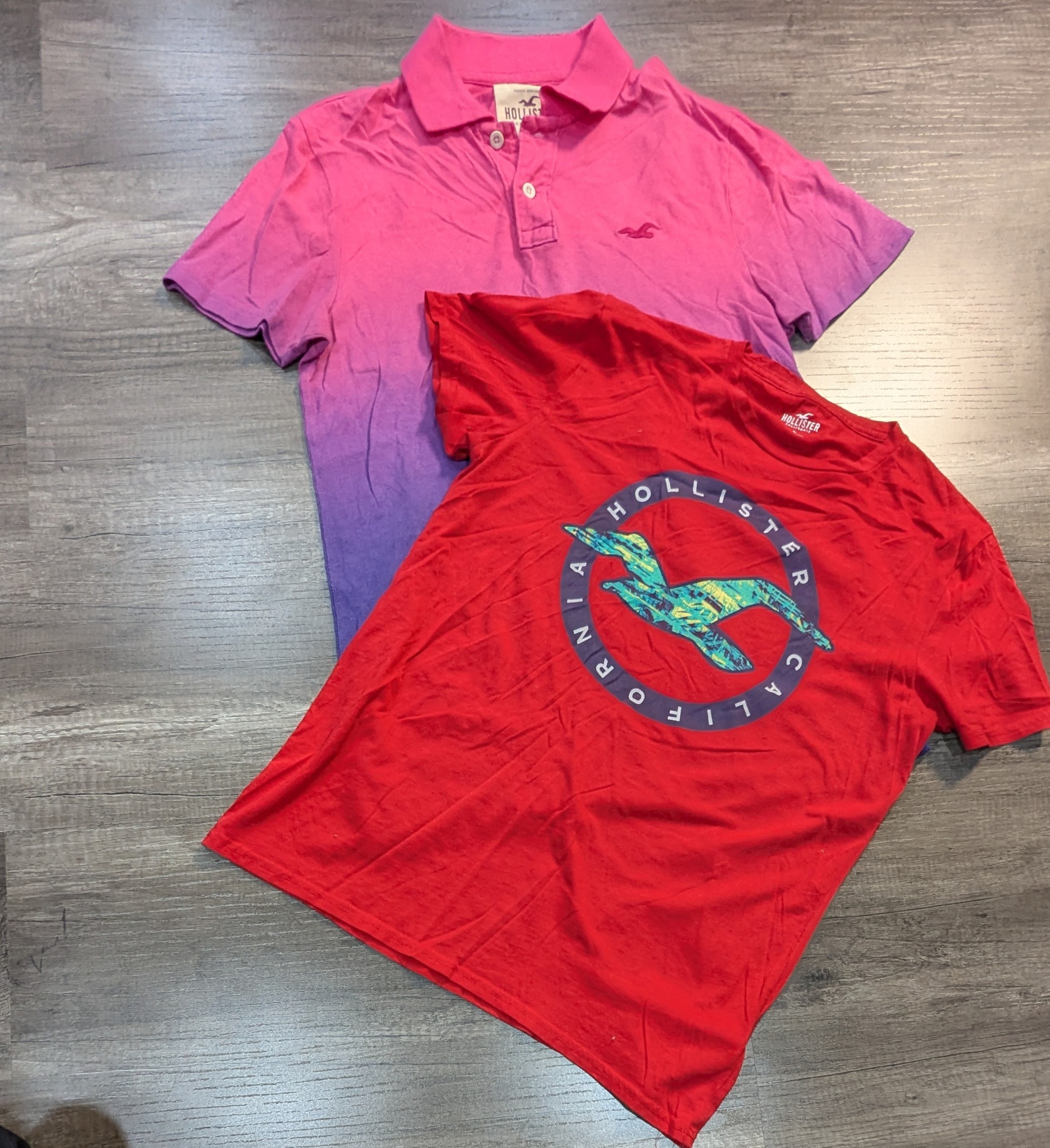 3869 - American Eagle, Hollister Half Sleeves T-Sh..