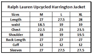 Polo ralph lauren Harrington upcycle jacket