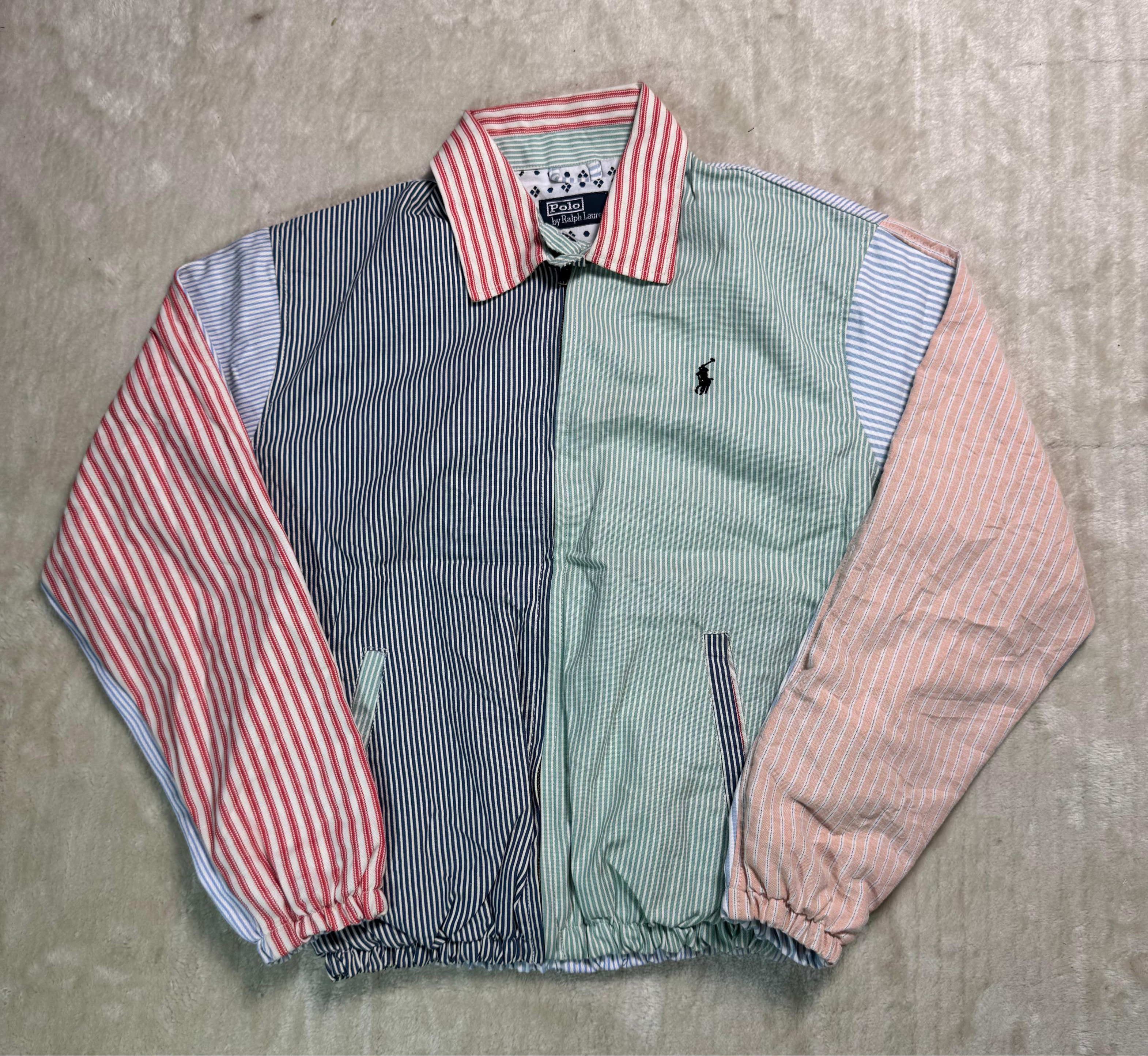 Veste upcyclée Harrington Polo Ralph Lauren