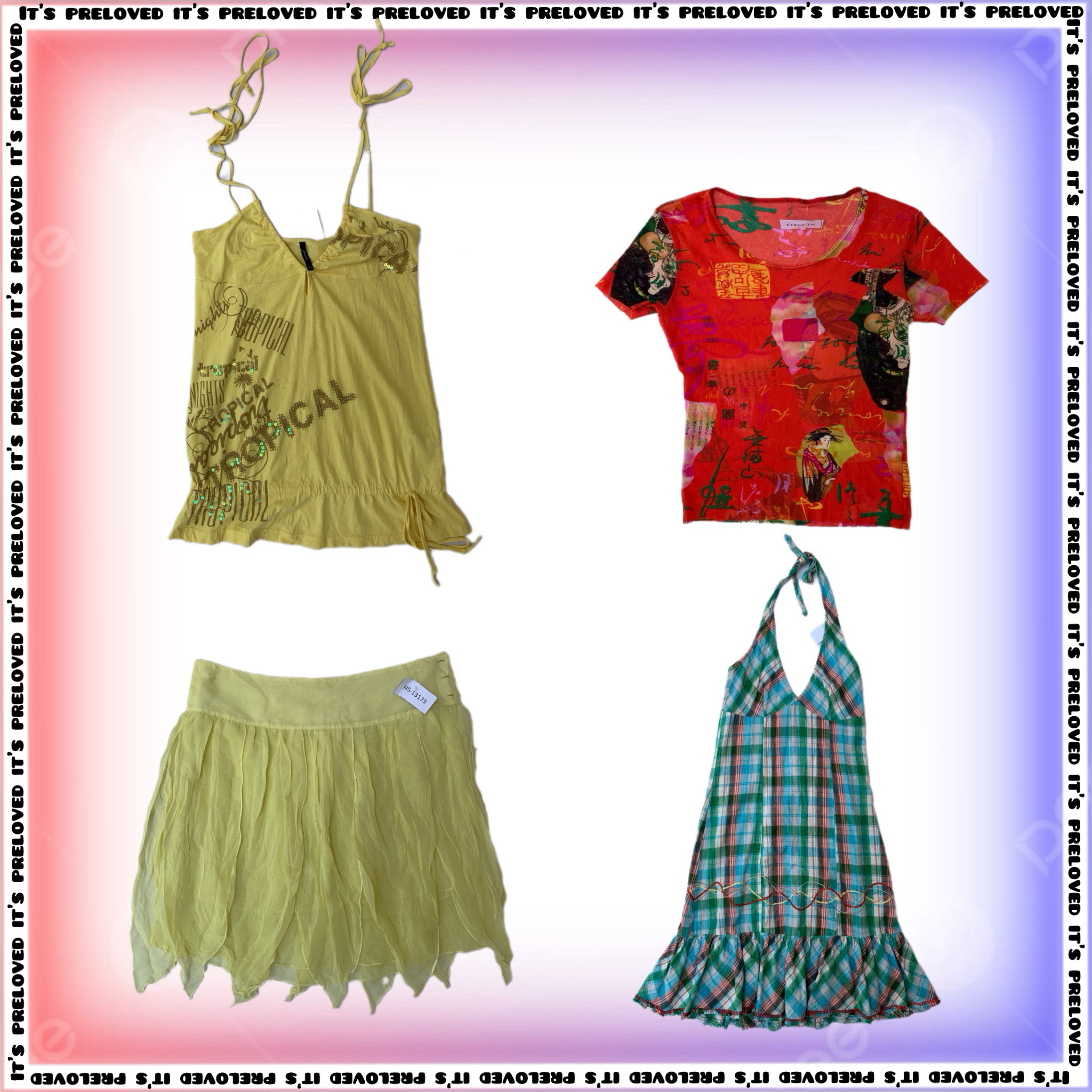 Dopamine Maximalist Set - tops, dresses, skirts (S..