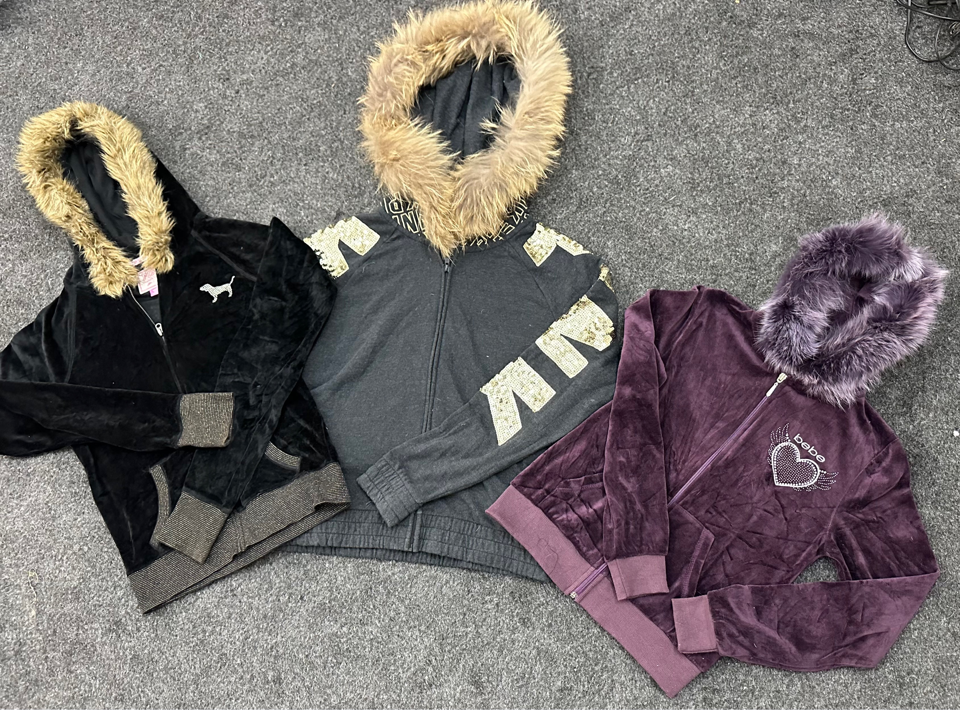 Pink & Bebe Fur Hoodies