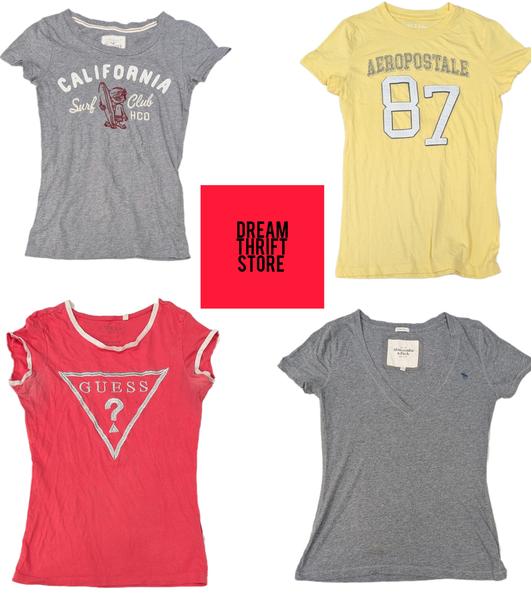 AEROPOSTALE, AMBEROCOMBIA & FITCH, HOLLISTER, GUES..