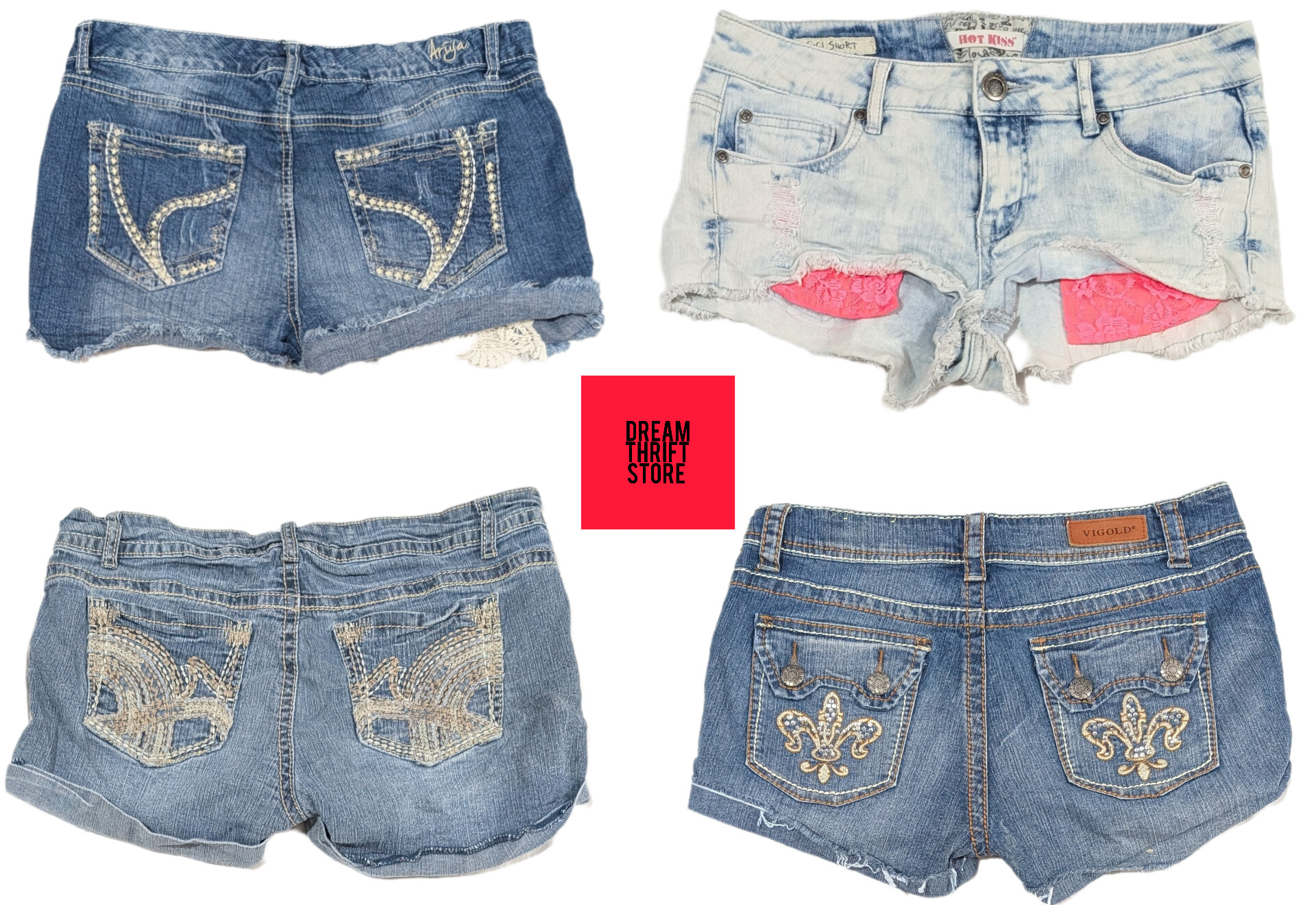 DESIGNER MICRO MINI SHORTS (BRANDS INCULOADED) hot..
