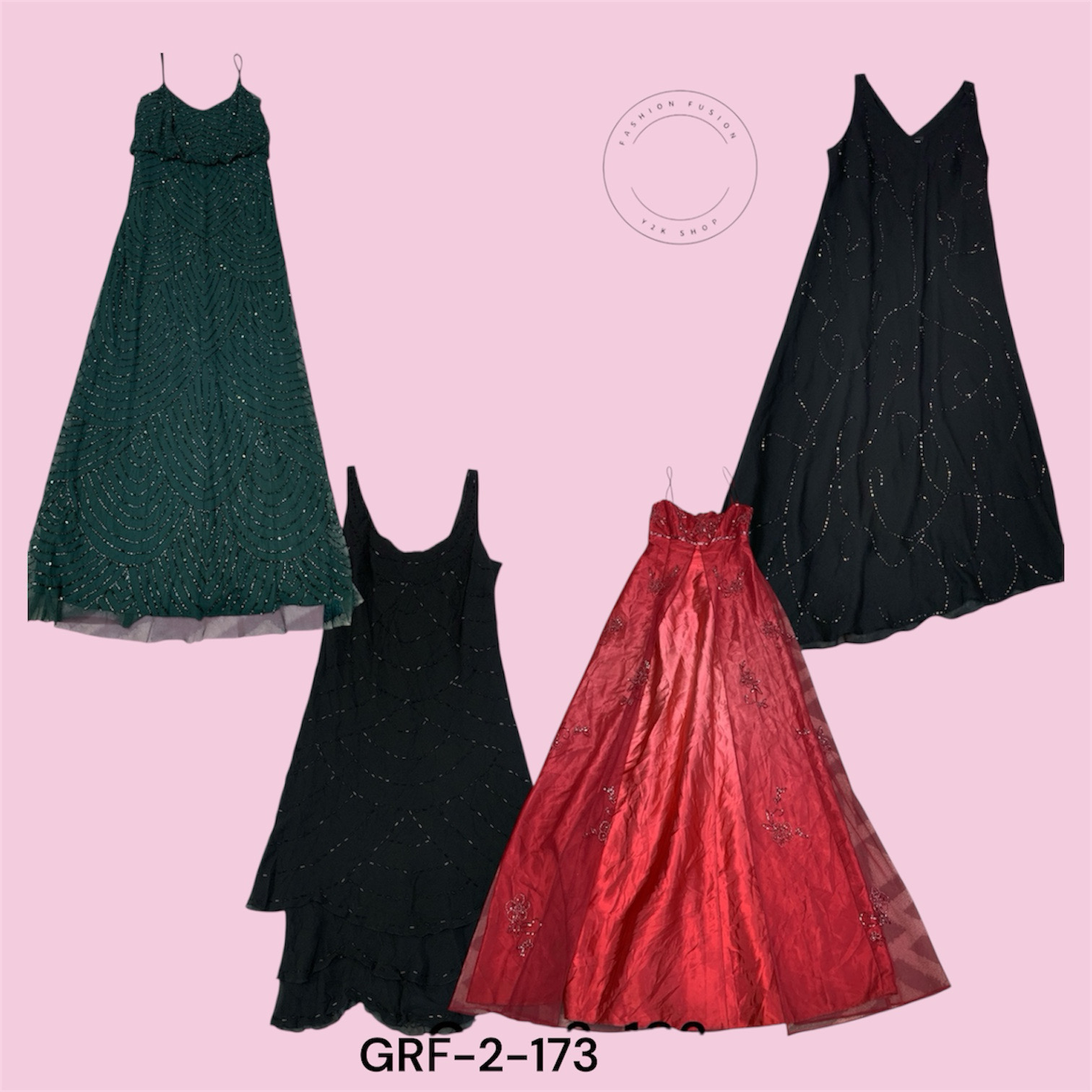 Women’s Party Poly Dress – Satin-Like Fabric, Slee..