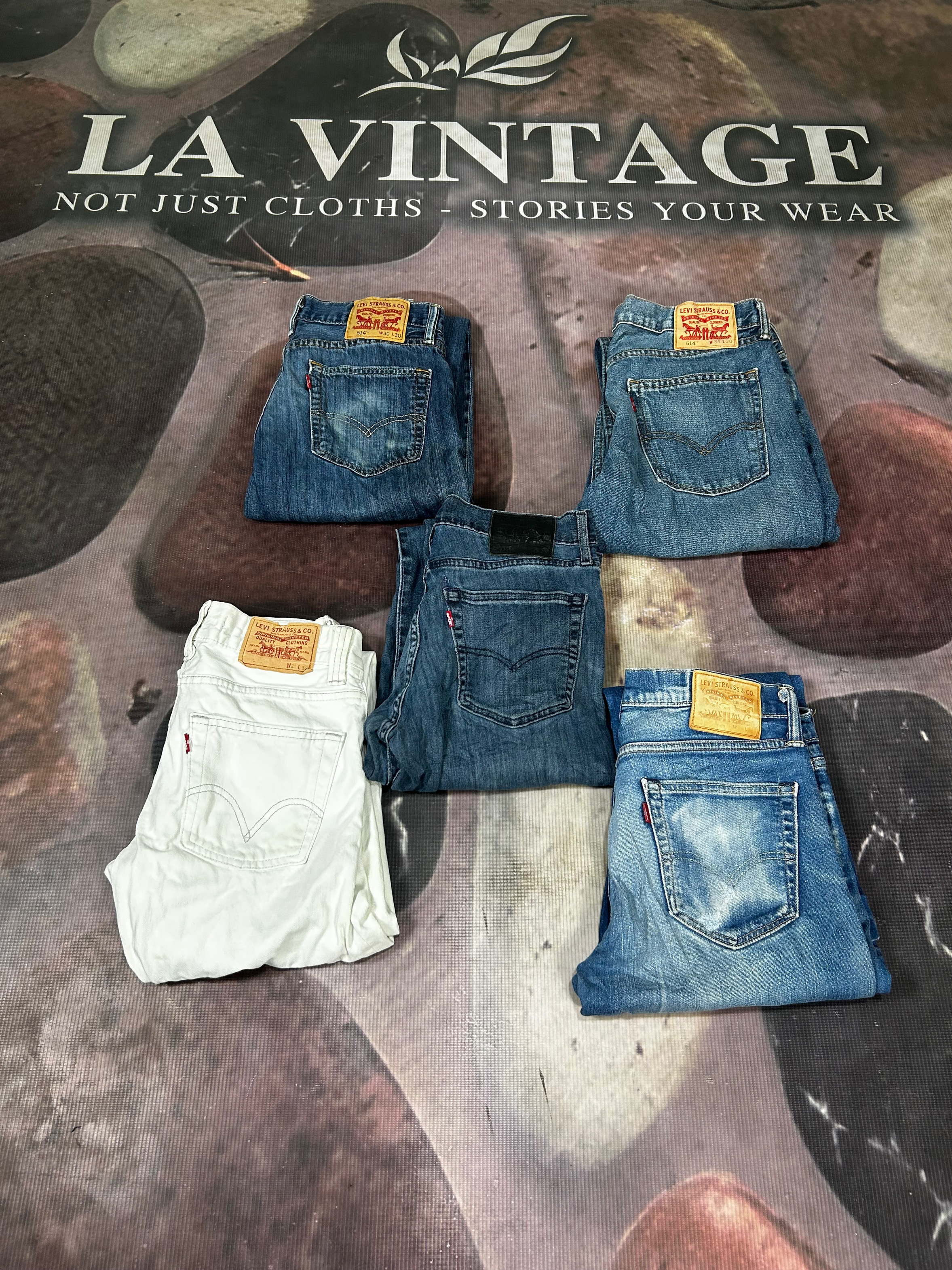 Levi’s Straight Fit Denim Jeans – Classic Vintage ..
