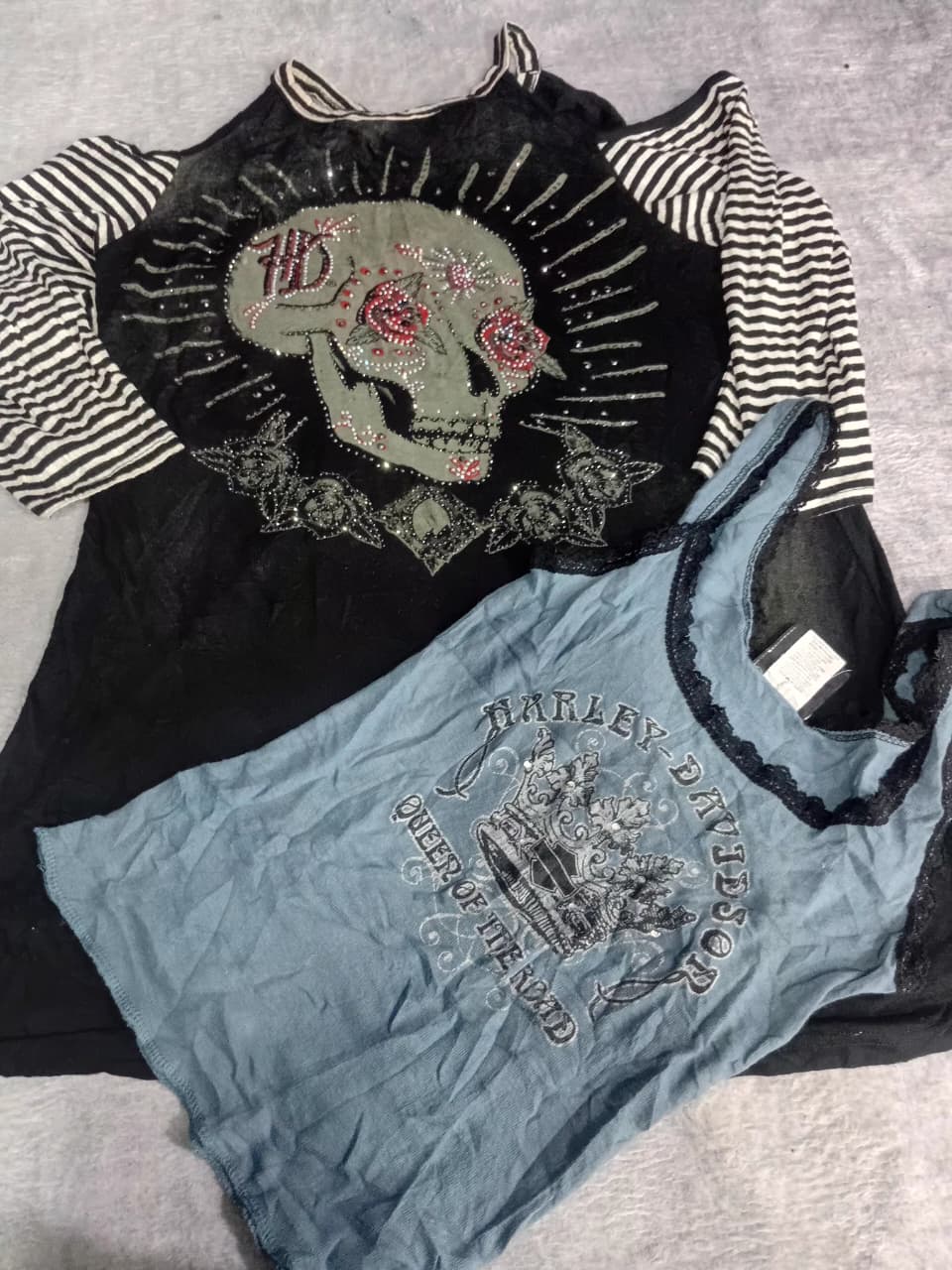 CR6679 Y2K Harley Baby Tees