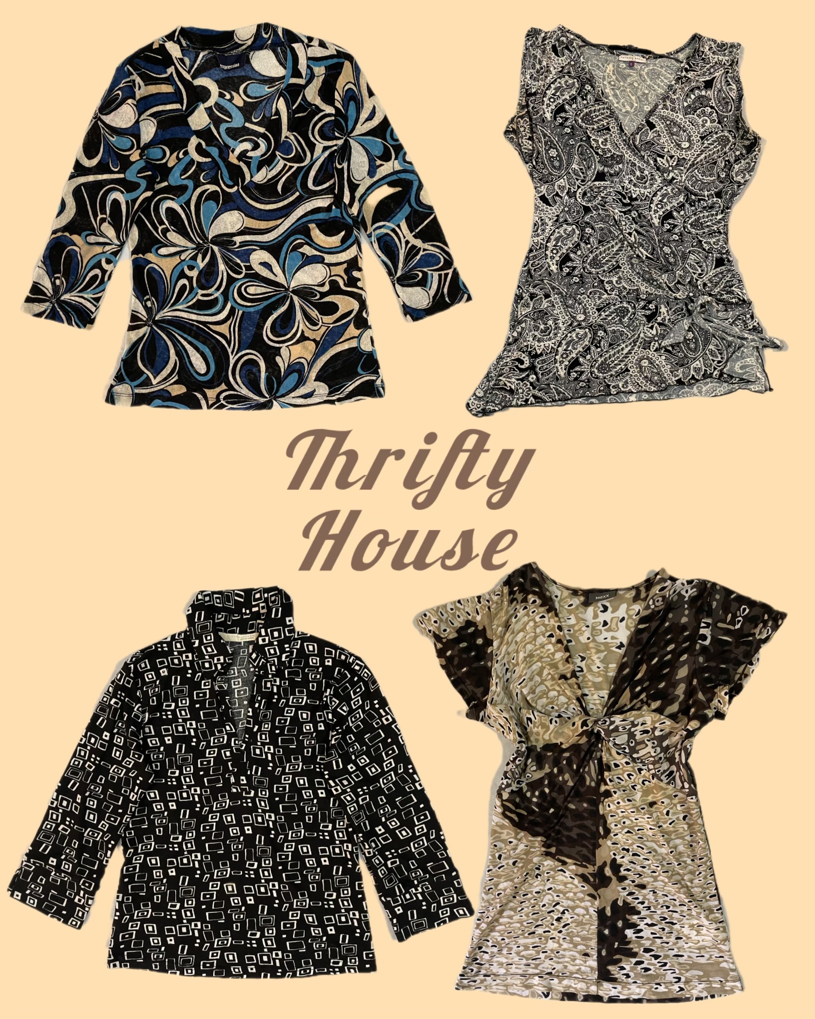 Prints That Pop Y2k Tops(TH/222)