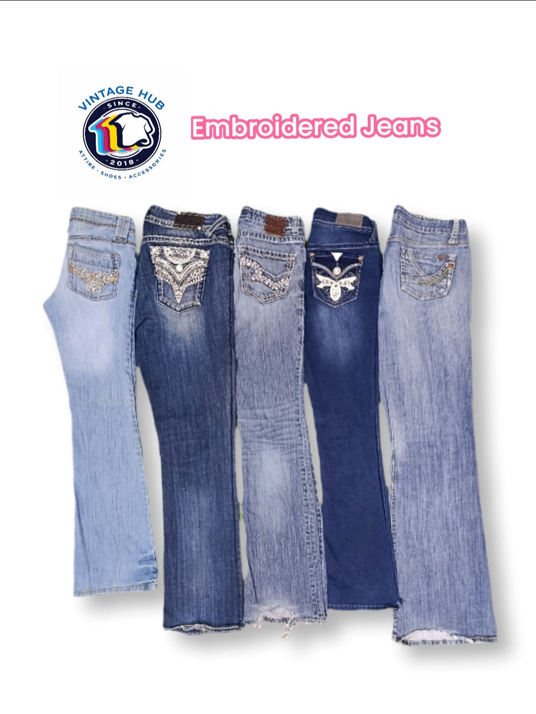 Embroidered Jeans