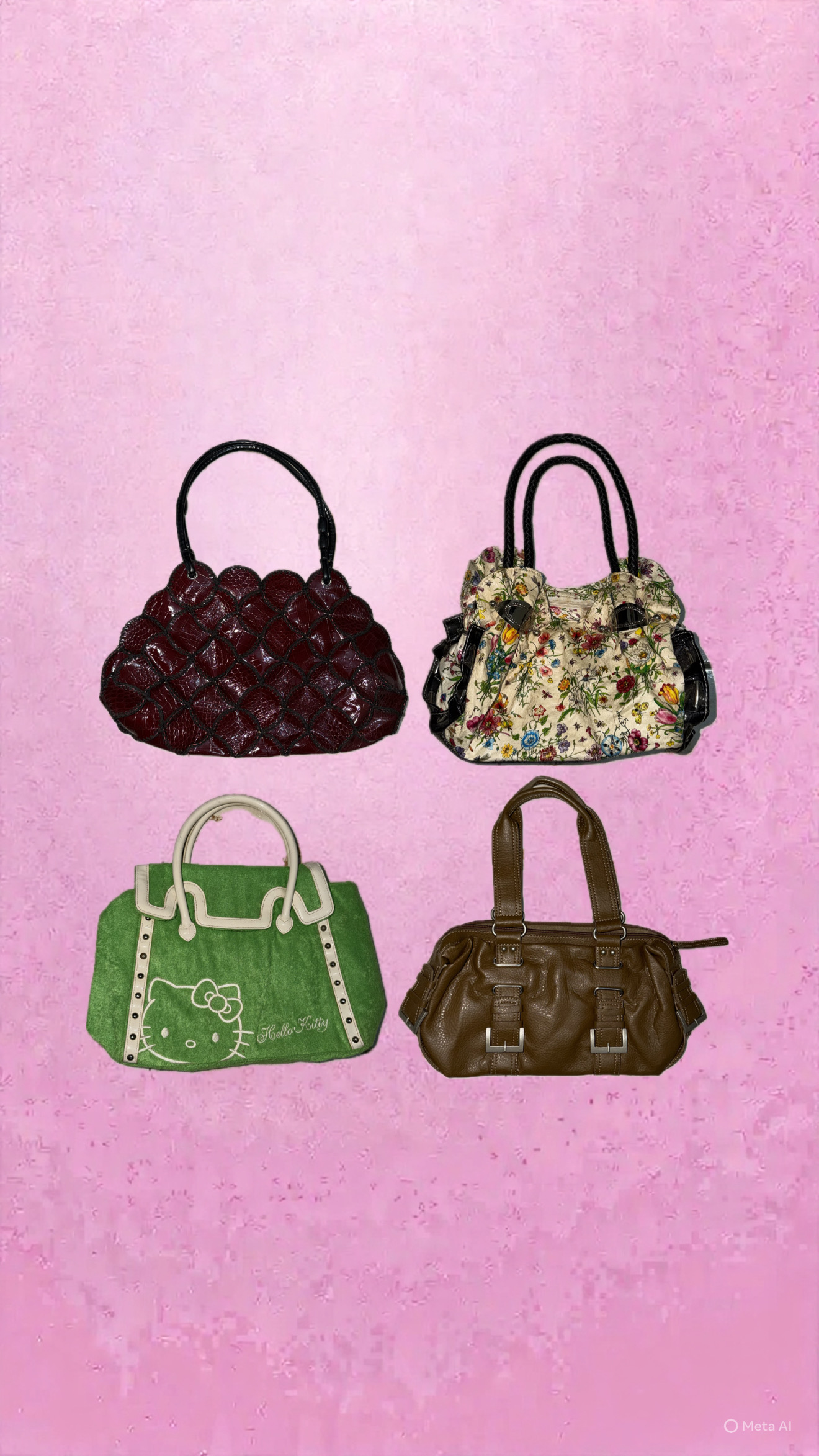 Y2K Funky Colorfull Bags