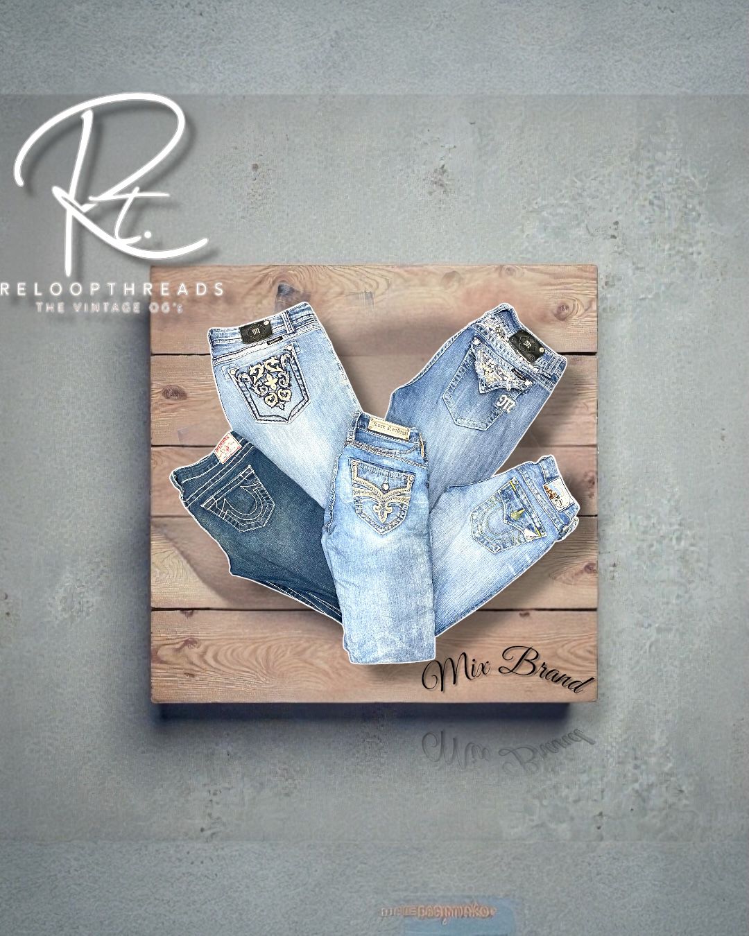 RT 1407 Mix Brand Mix Jeans