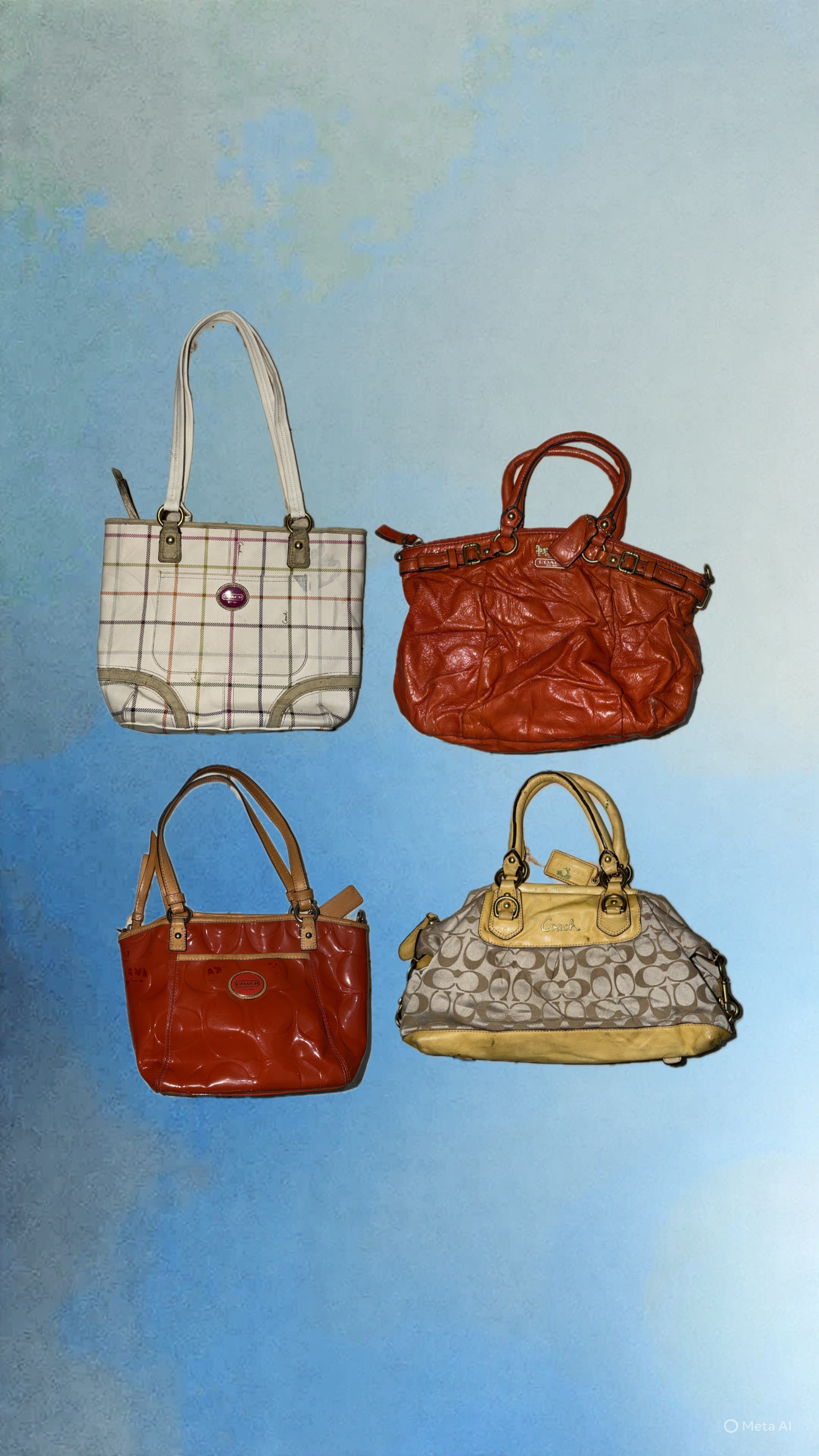 Y2K 20s 90s coach bags