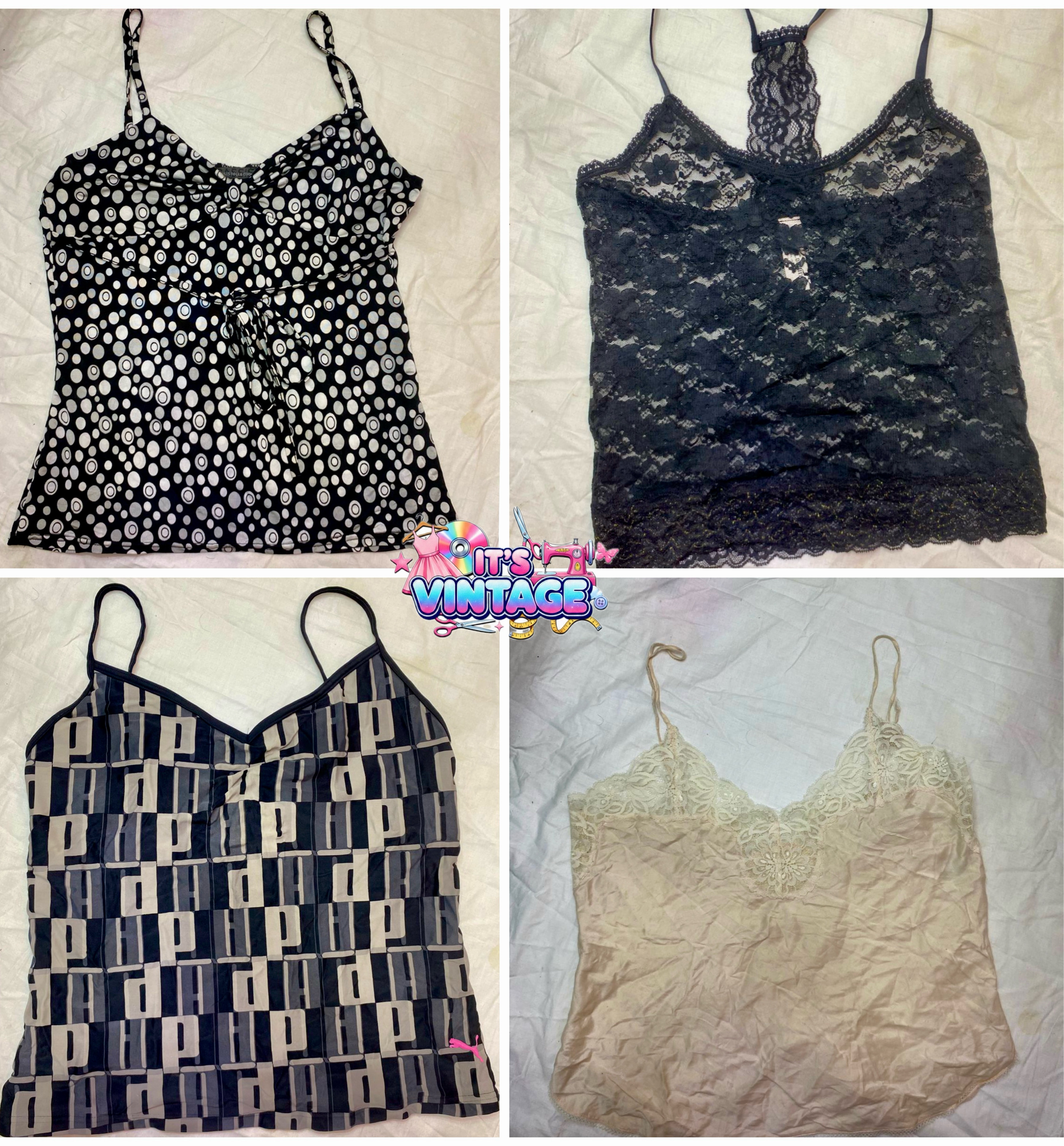 Y2K Cami & Lace Top Wholesale Bundle | 2000s Trend..