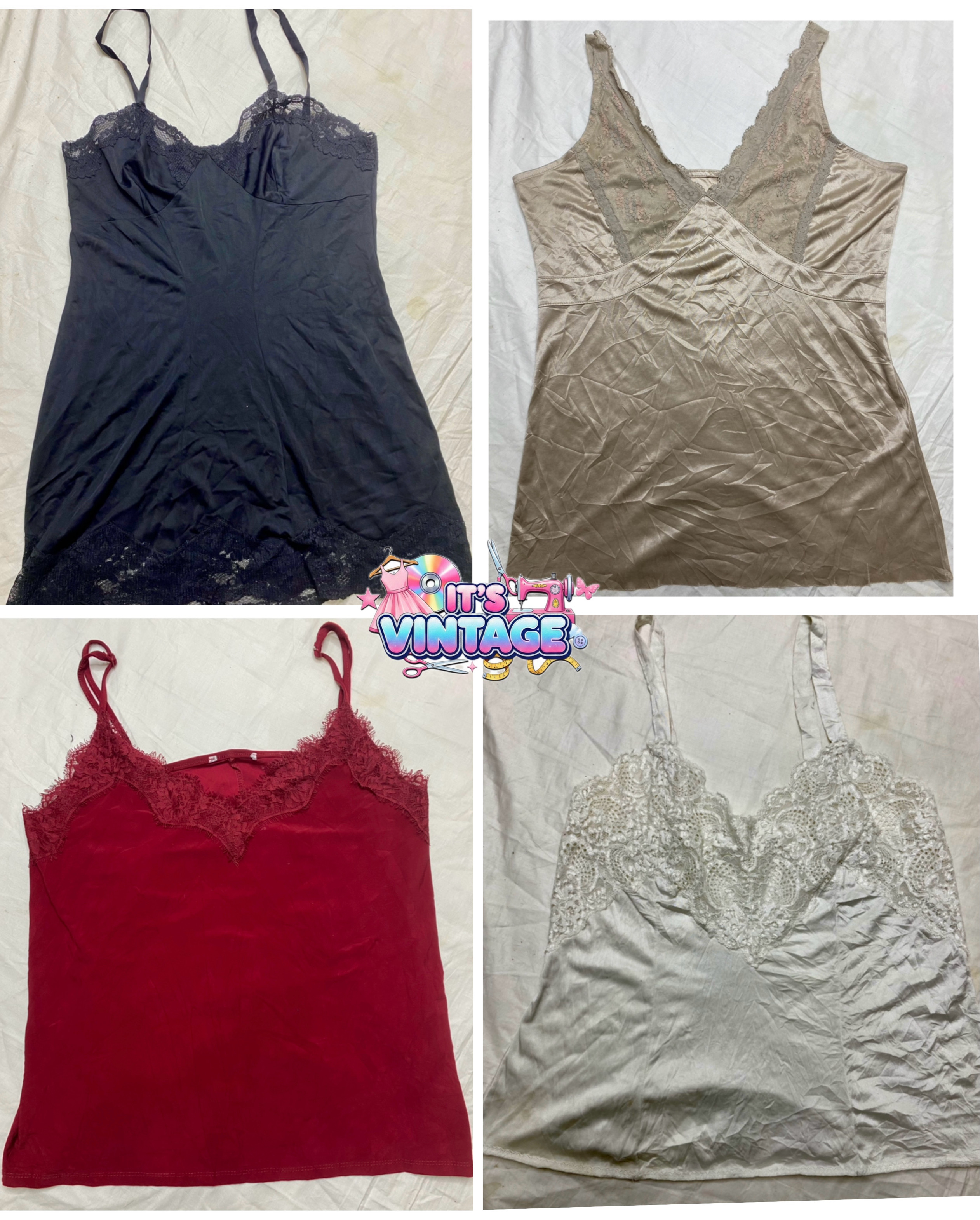 Y2K Lace Cami Wholesale Bundle | 2000s Feminine La..