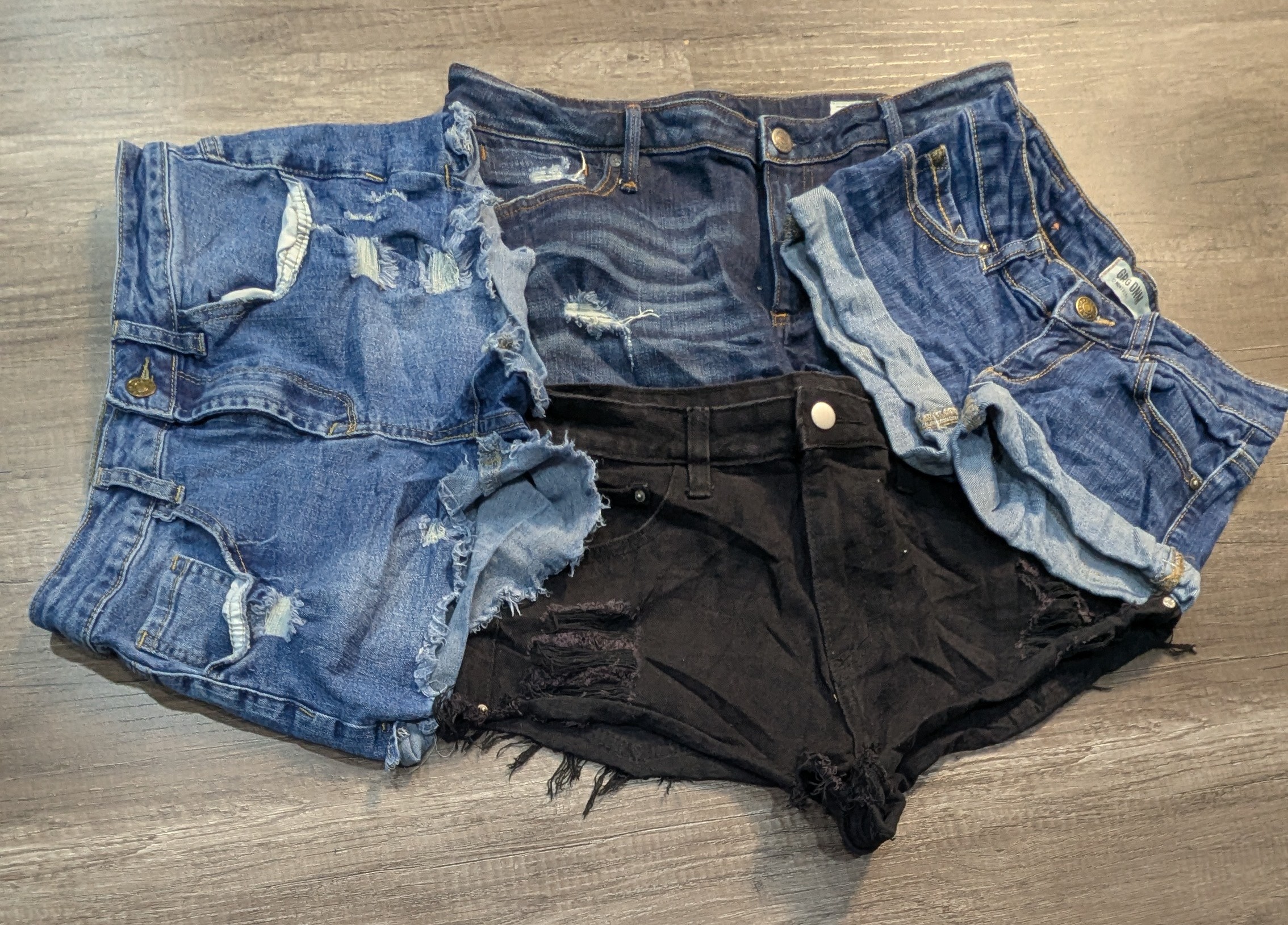 3921 - H&M, Forever 21, Y2K-Stil Shorts
