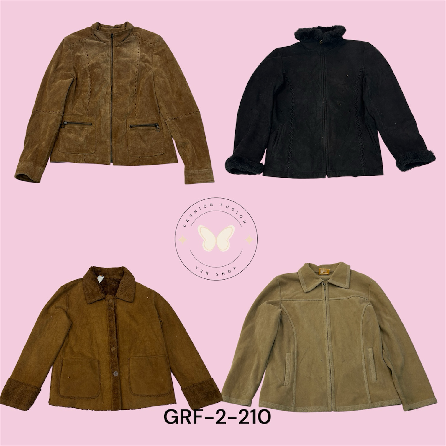 Faux Fur Jacket for Women – Warm Casual Coat (GRF-..