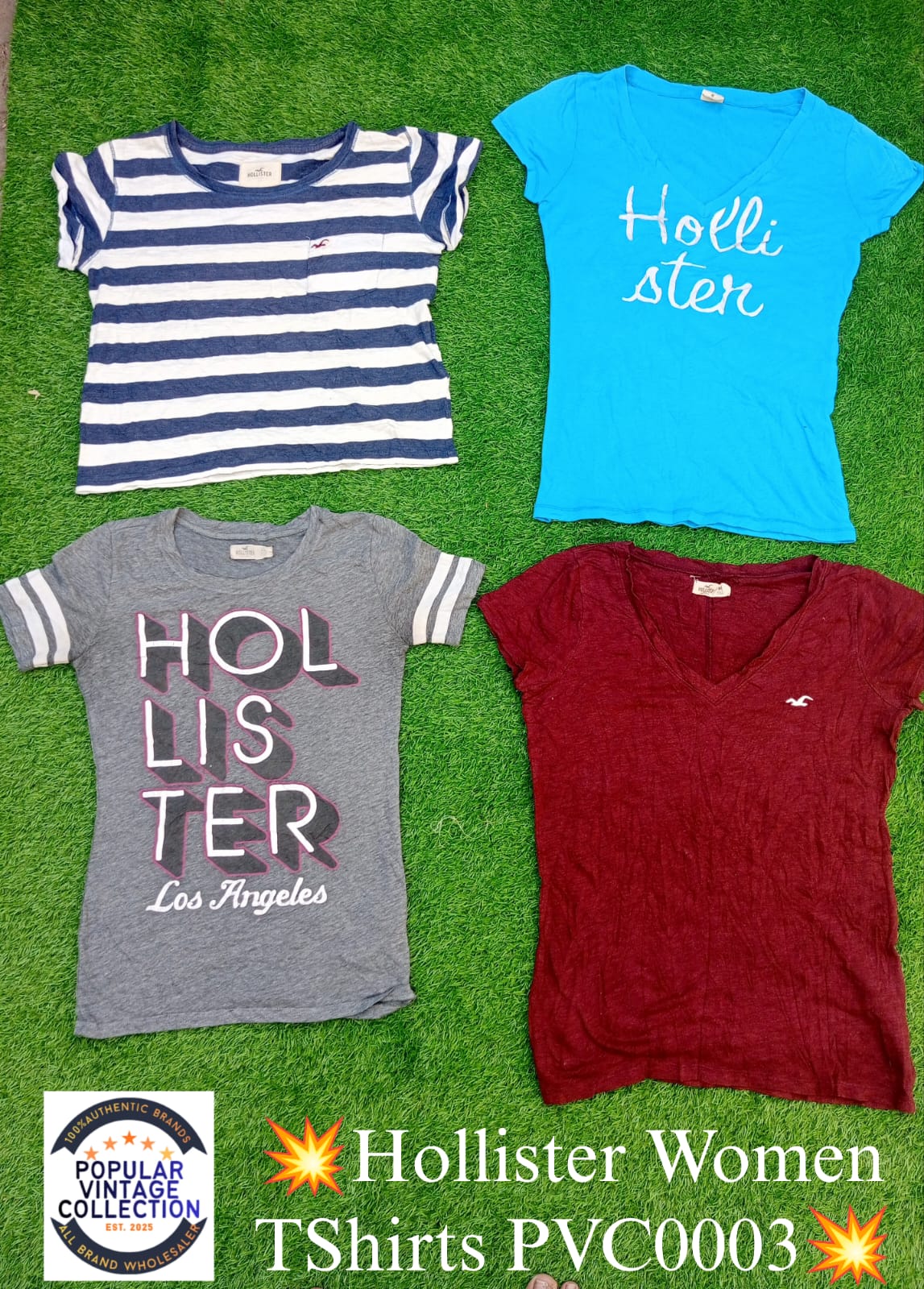 Camisetas Femininas Hollister