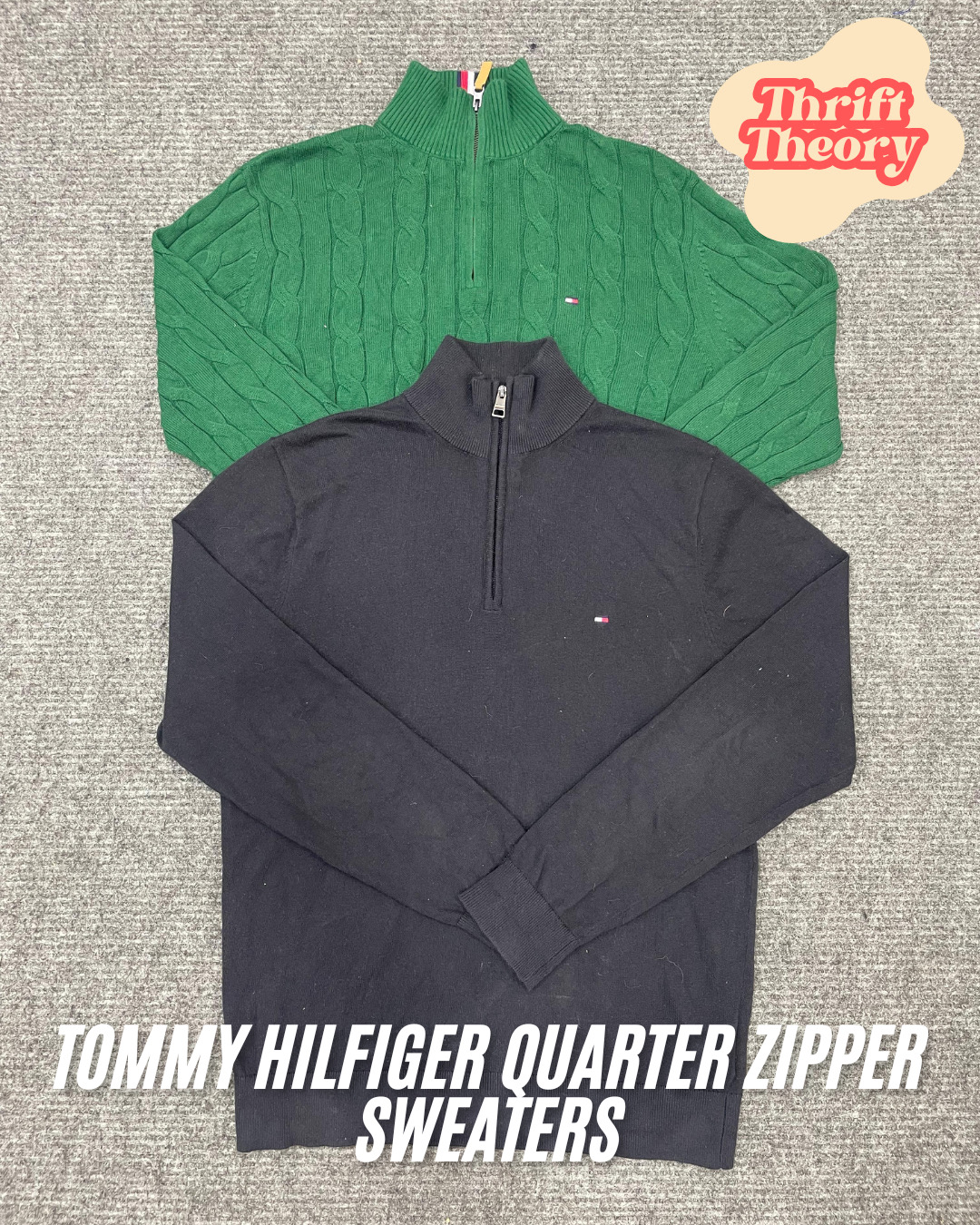 Tommy Hilfiger Quarter Zipper Sweaters - (20/02)