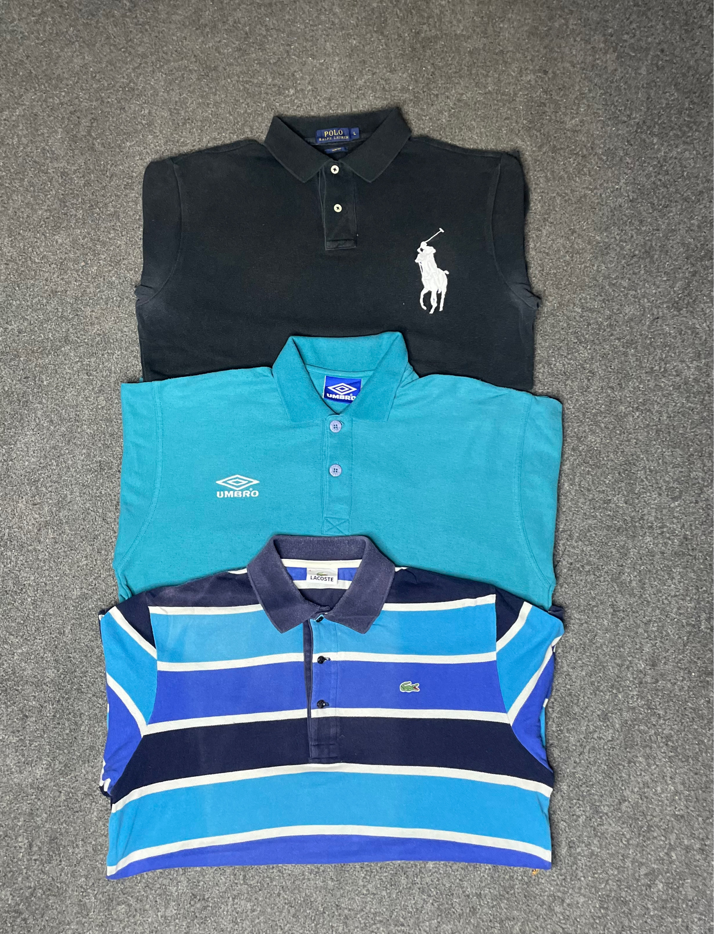 Polo Ralph Lauren & Vintage Branded Coler T_Shirts..