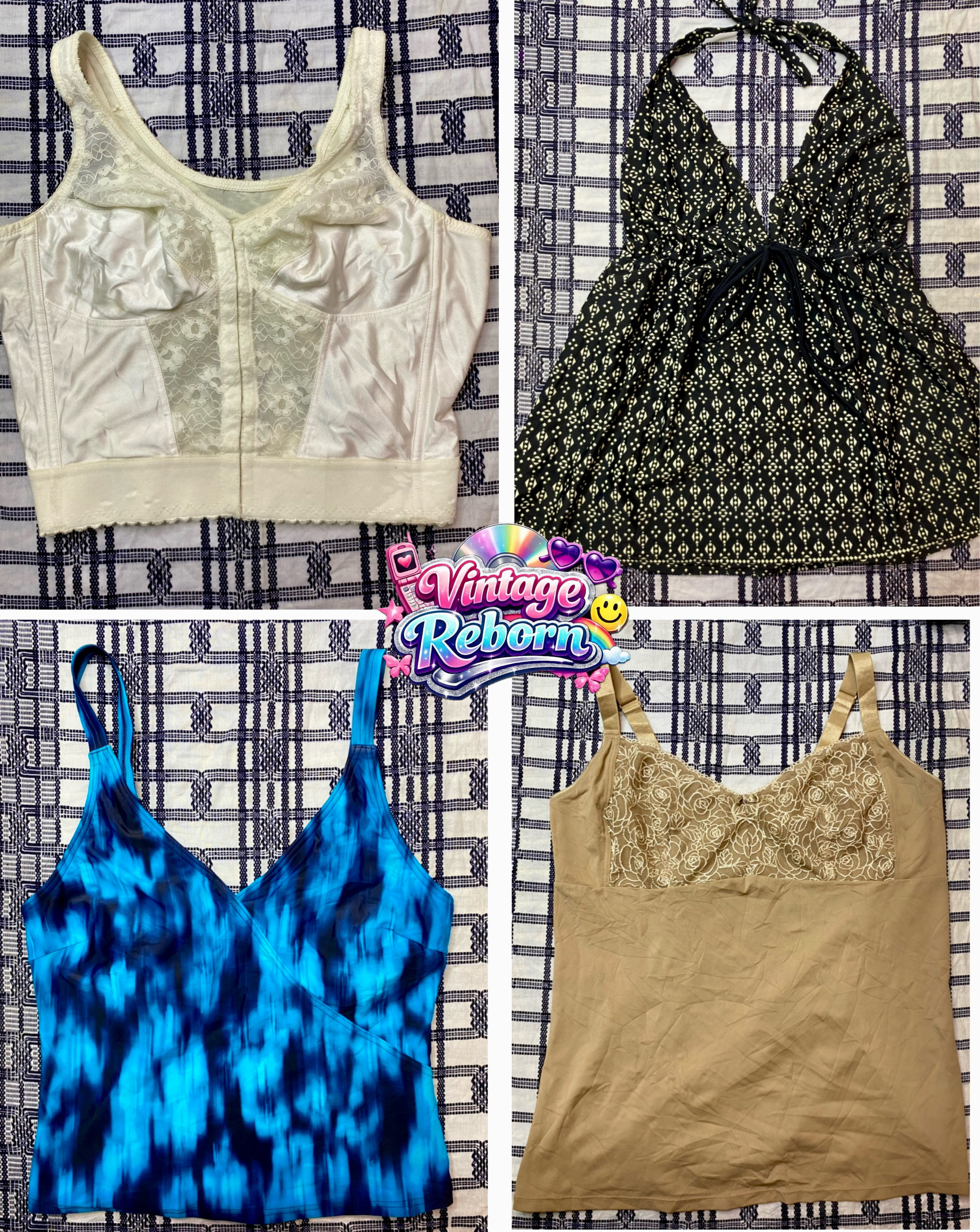 Pacote de Vintage Baby Doll e Top Cami Feminino – ..