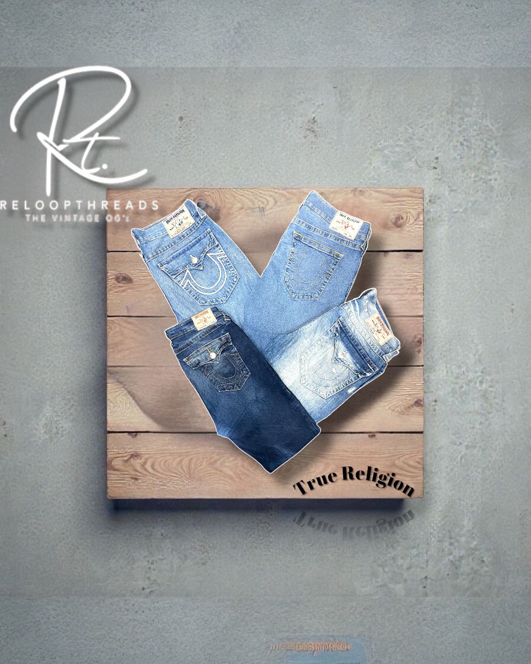 RT 1409 True Religion Men Mix Jeans