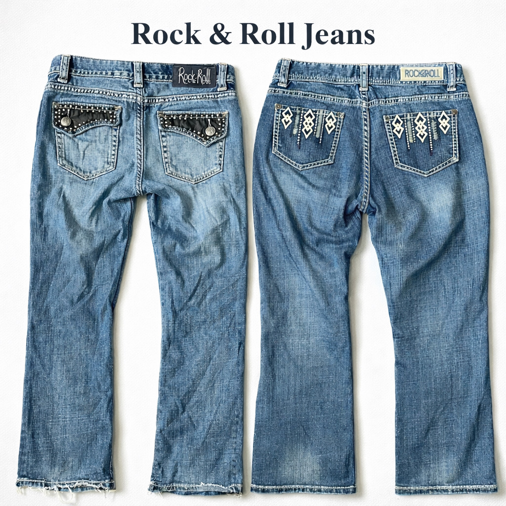 Y2K Rock&Roll Women Jeans