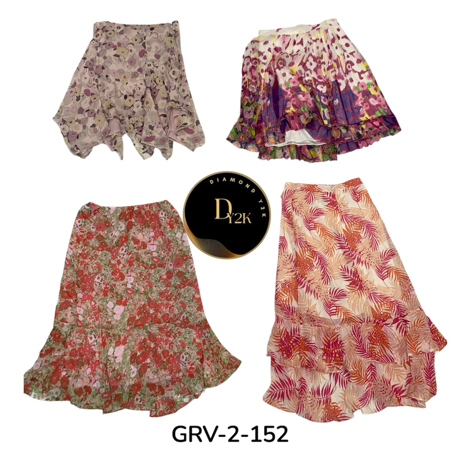 Vintage Y2K Poly Skirt Mix – Iconic Early 2000s (G..
