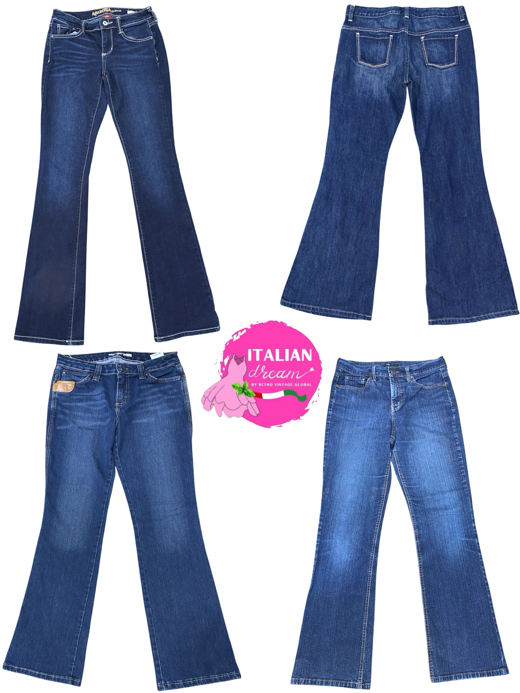 jeans évasés premium y2k