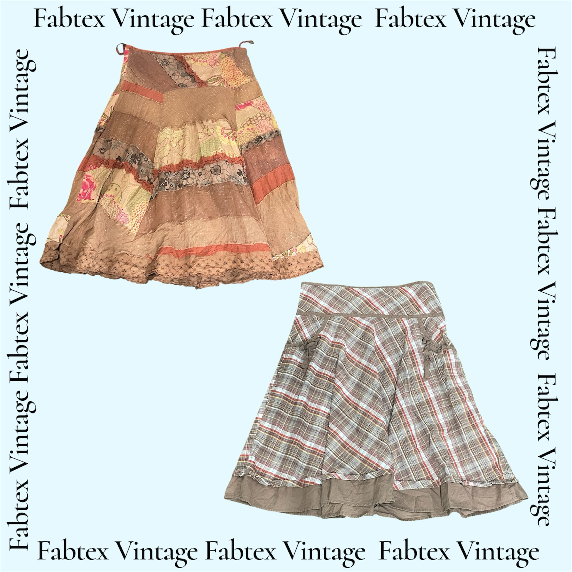 (FV-921) Saias de Fada Boho Y2K